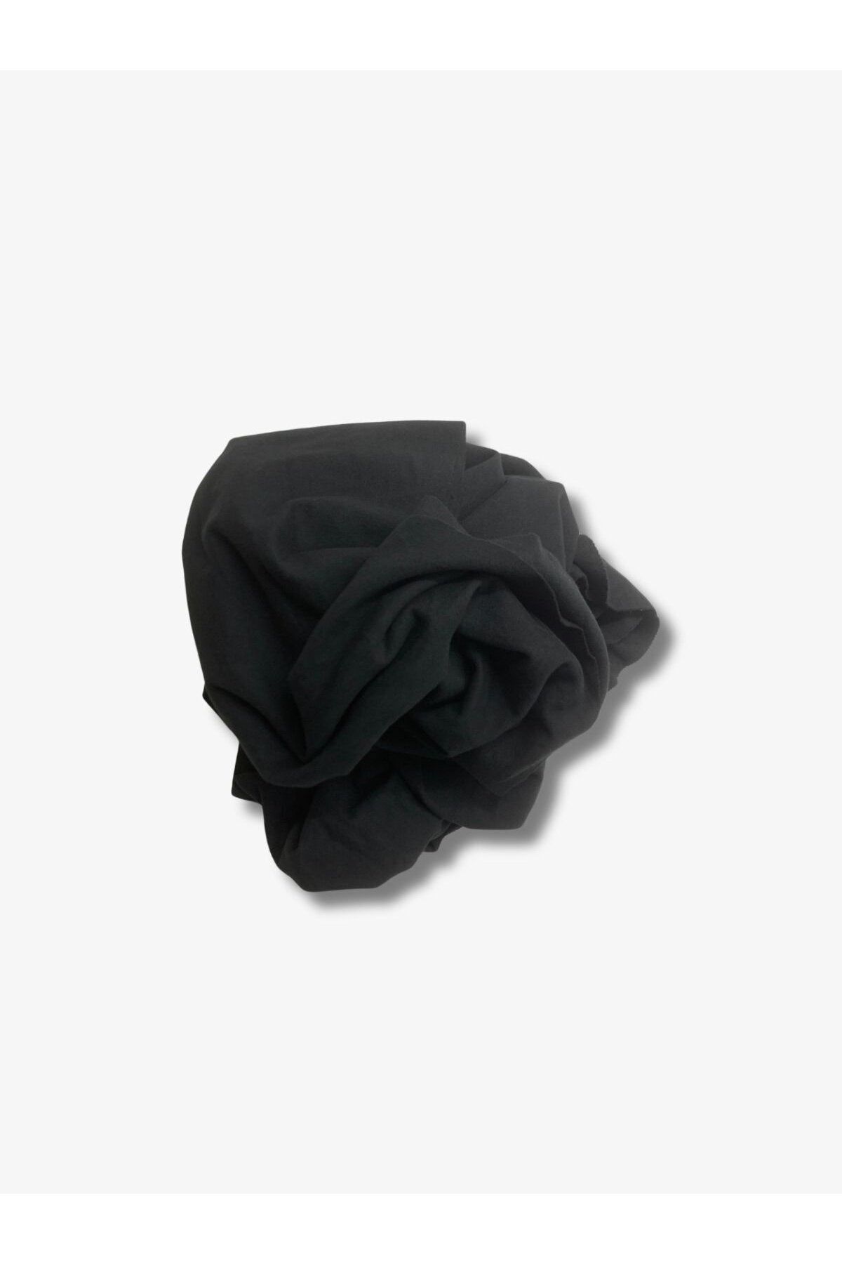 Yiğit Kumaş Dökümlü Esnek Takımlık Polyester Penye Kumaş, Parça 120x150 cm Siyah Renk
