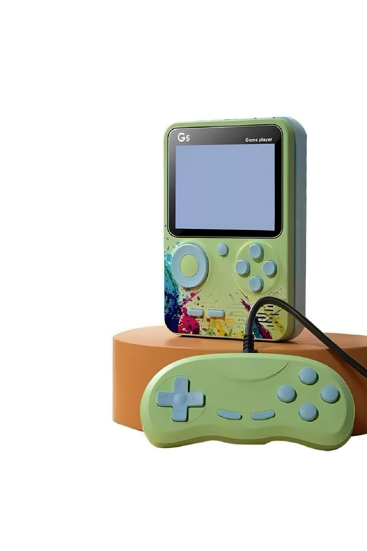 NOMTEKNO 500 oyun yüklü G5 Mini Retro Video oyun konsolu 3.0 inç çocuklar için en iyi hediye +1 konsollu