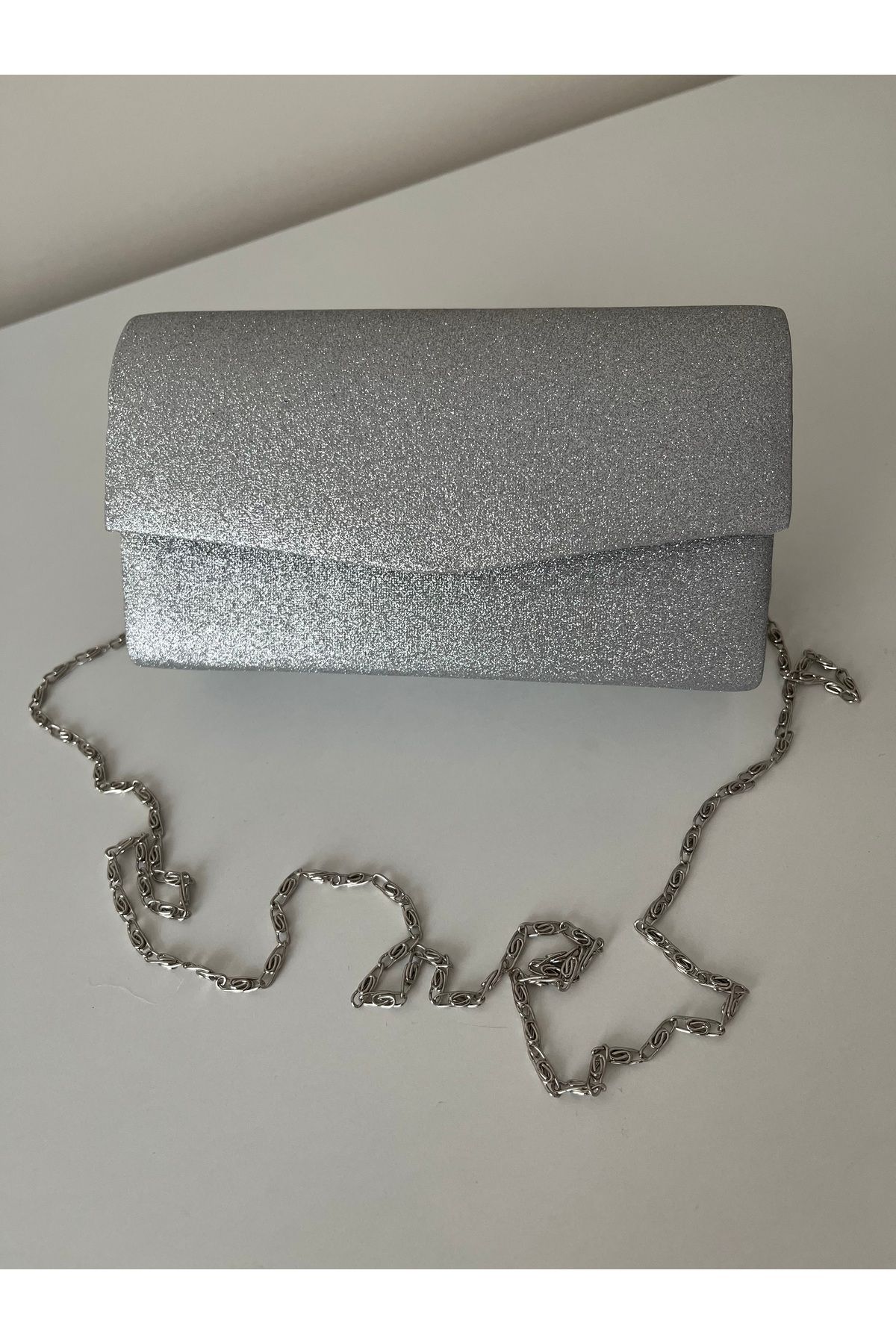 bersebag Abiya Model Kadın El ve Omuz Çantası Gri