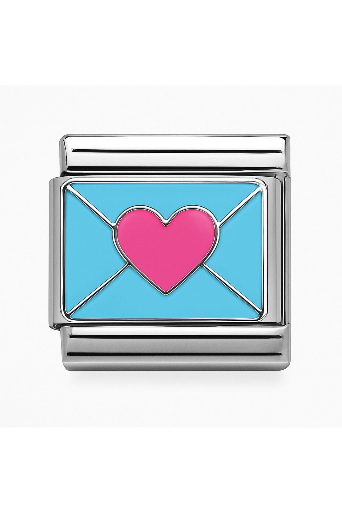 RoyalVance 💌 RoyalVance Aşk Mektubu Çelik Charm – İtalyan Bileklik Uyumlu