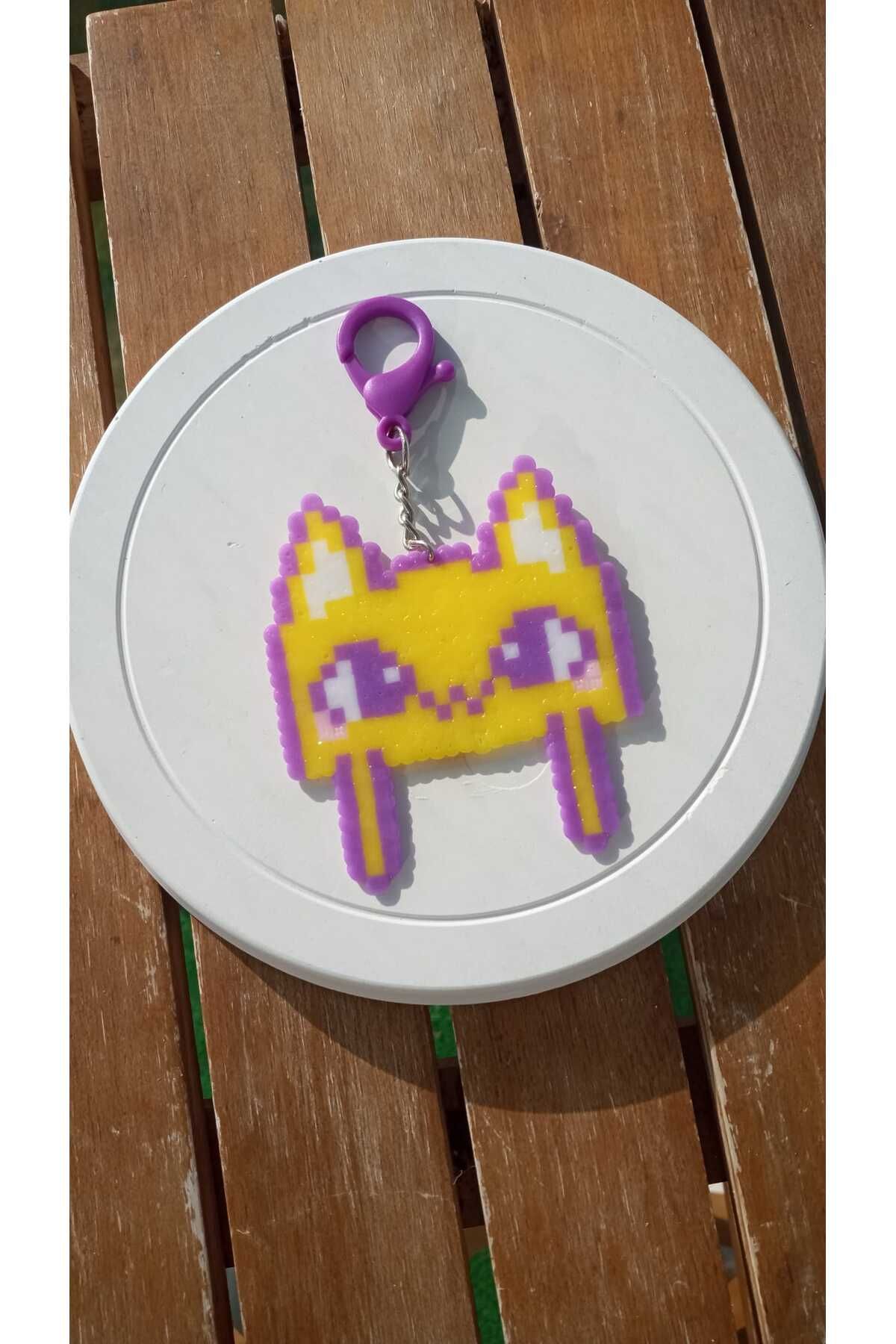 Atölye Moonlit Omori Big Yellow Cat Kedi Anahtarlık
