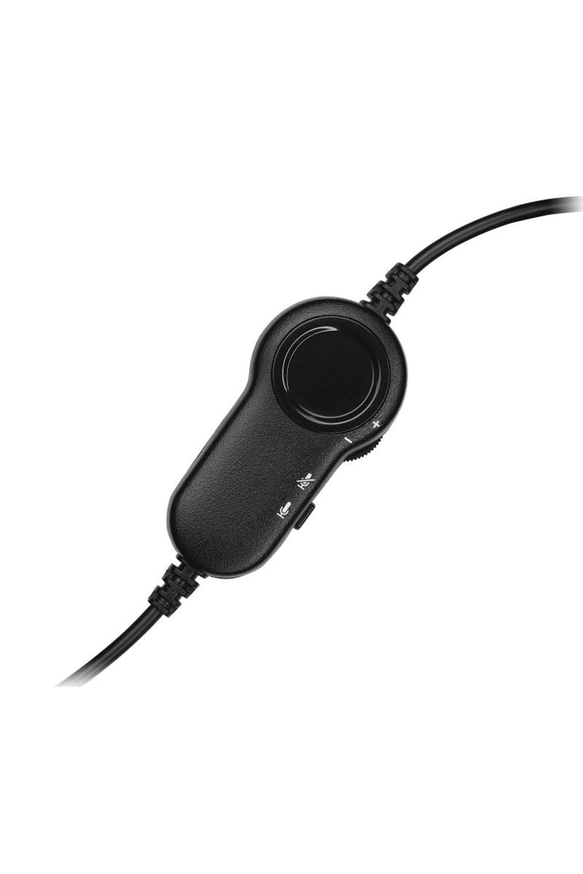 logitech-H151 headset with microphone, 180° rotatable microphone, adjustable headband, interface 2