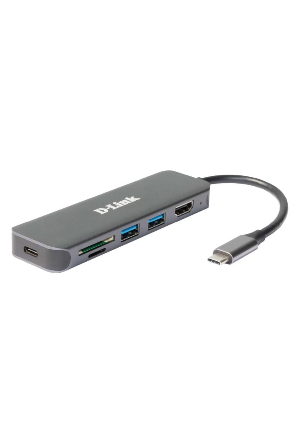 D-Link-Docking stations DLINK 6-IN-1 USB-C HUB DUB-2327 2