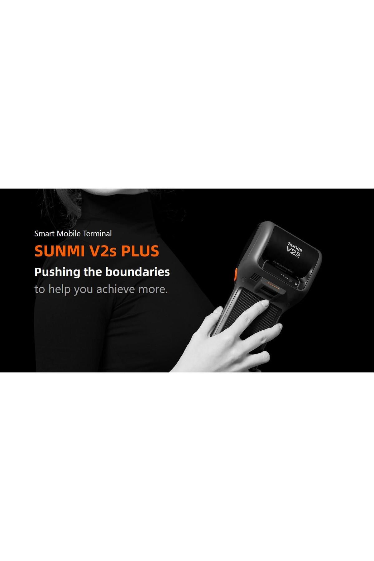 sunmi-MOBILE T5F01 V2s Plus - Wireless data POS System, V2s Plus Android 11, 3GB + 32GB, 13MP r 2