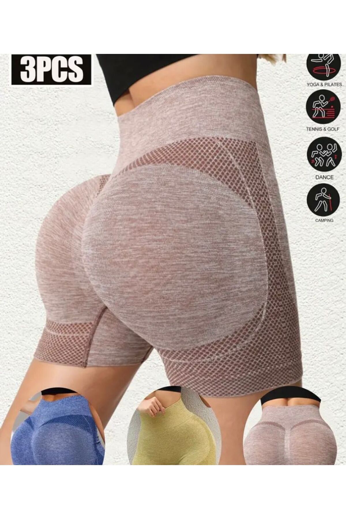 TAJ PUSH-UP Toparlıyacı Spor Şort