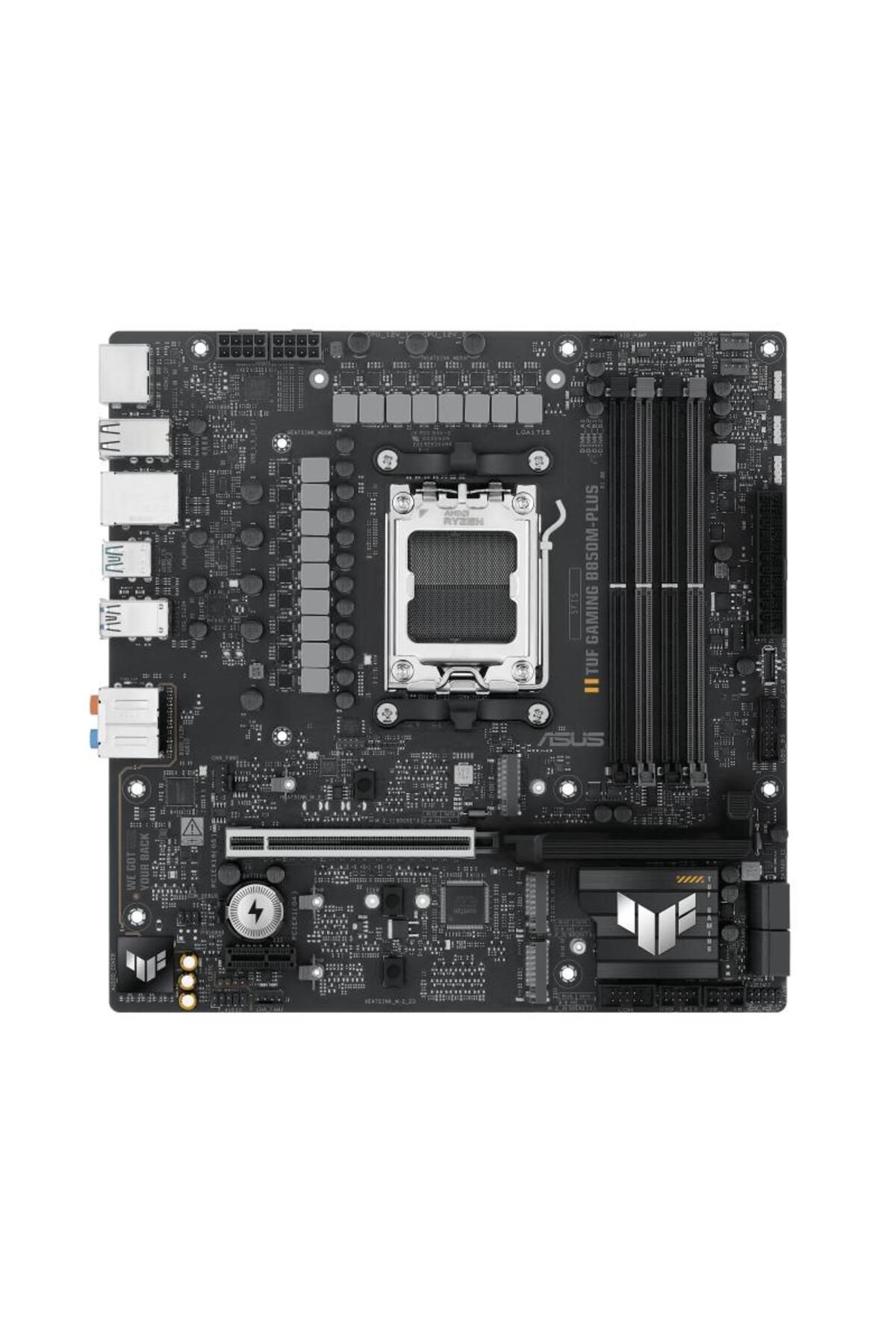 ASUS-Placa de Baza TUF GAMIG B850M-PLUS AM5, 4x DDR5, 1x DP 1x HDMI, 1x PCIE 5.0 x16 1x PCIE 4. 2