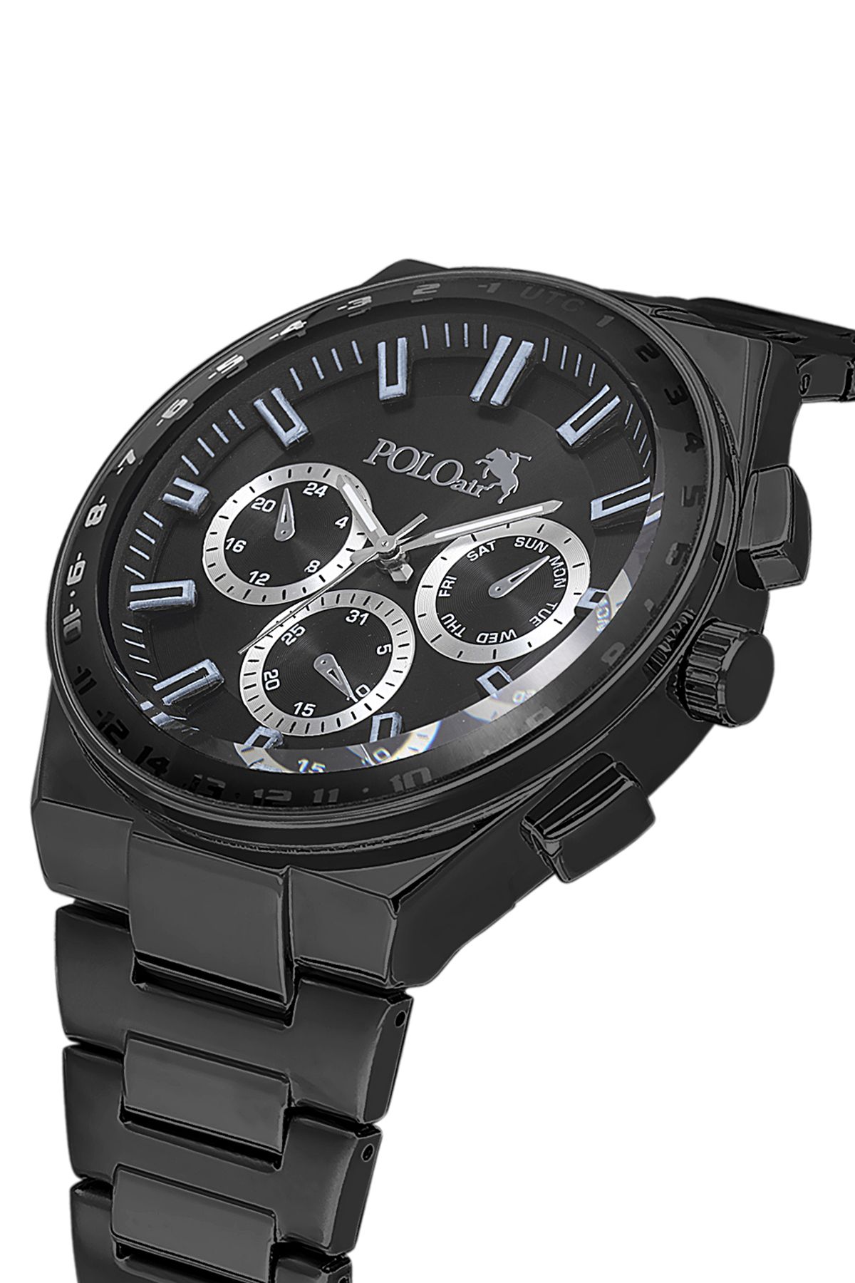 Polo Air Metal Kasa Erkek Kol Saati Siyah Renk PL-0990E1x