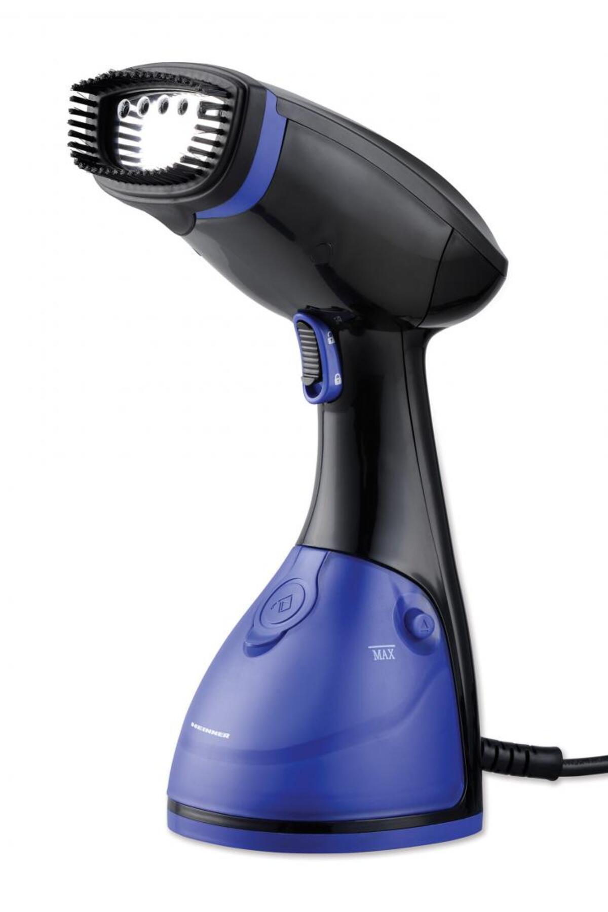 Heinner Vertikálna naparovacia žehlička HGS-1600BK, 1630 W, 0,25 l (čierna/mo...
