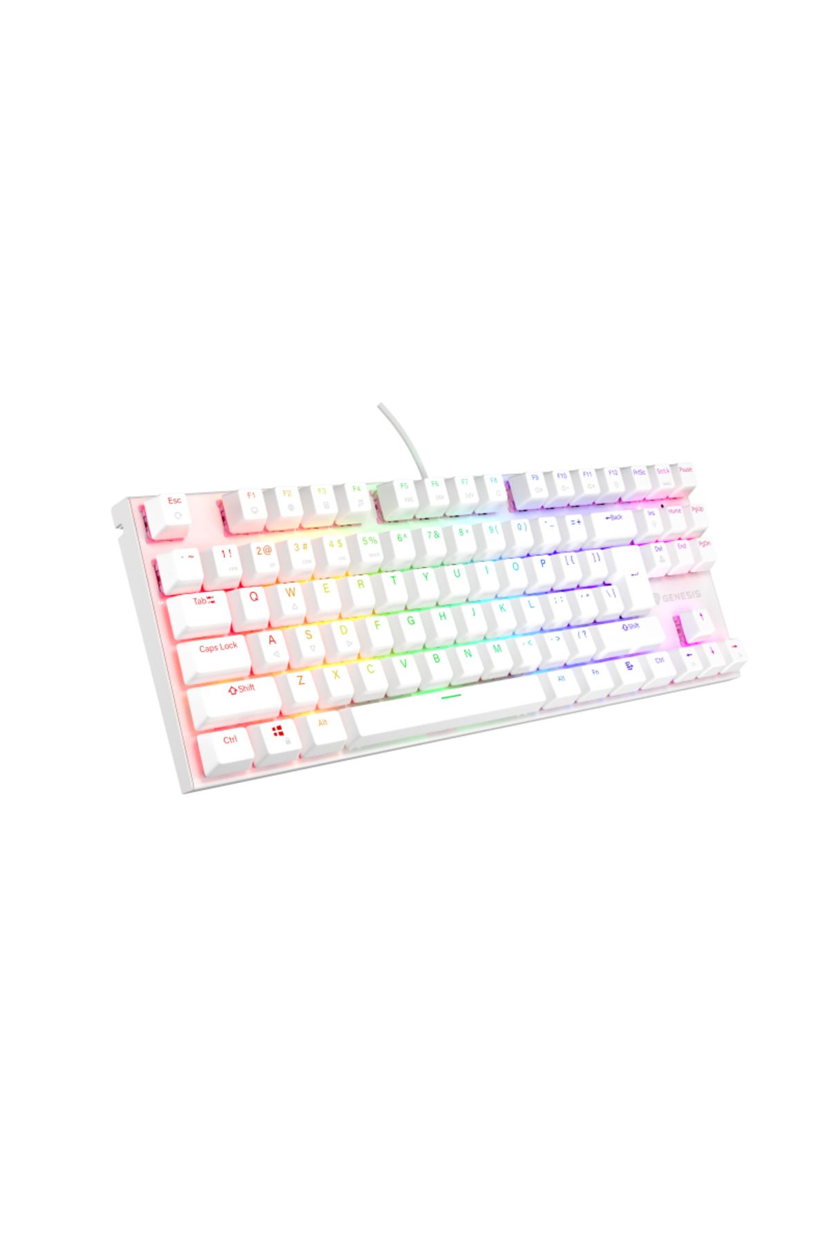 Genesis-Keyboards Genesis Thor 303 TKL P keyboard white 1