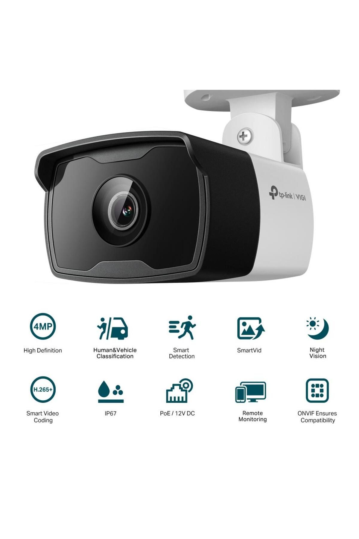 TP-LINK-Camere supraveghere IP TP-LINK BULLET NTW CAMERA VIGI C340I(2.8 2