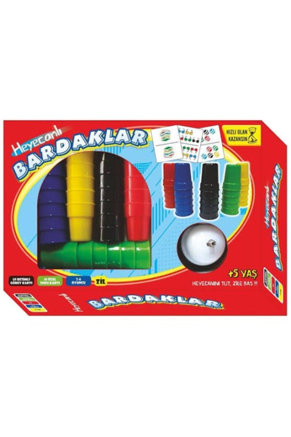Mu Art Ahşap Heyecanlı Bardaklar Oyunu