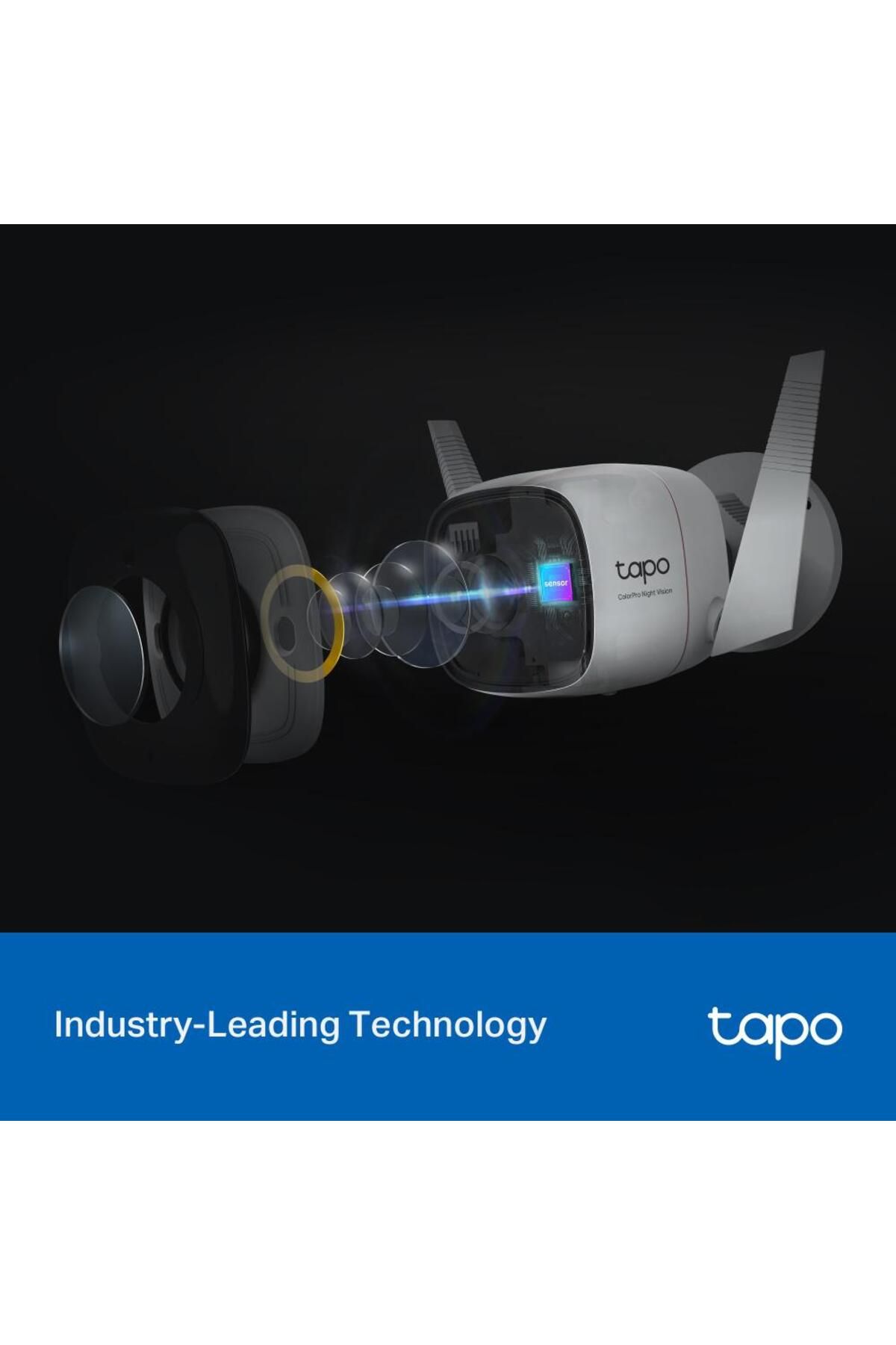 TP-LINK-WIFI Surveillance Camera, wireless TAPO C325WB, Sensor: 1/1.79 Progressive Scan CMOS, Resolutions 2