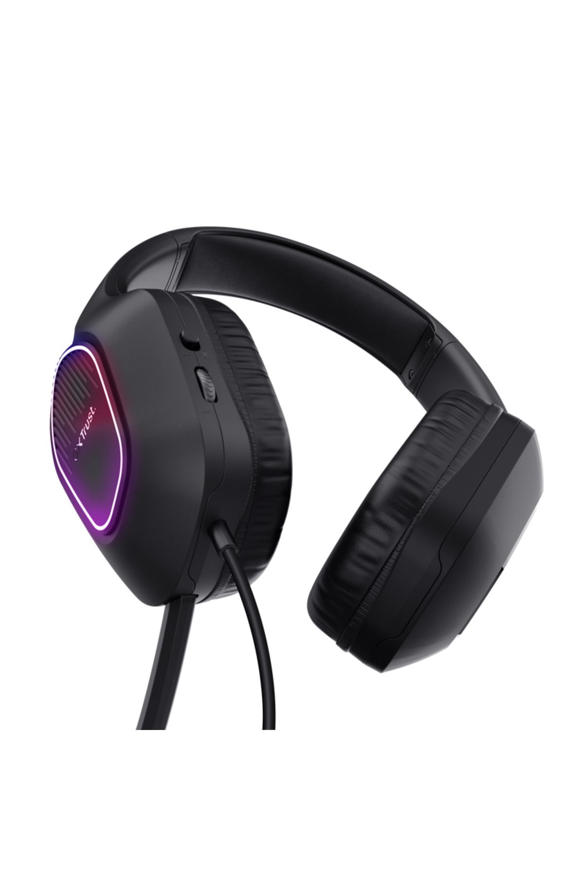 Trust-Wired headphones LED GXT 416 Zirox, with microphone, 3.5mm interface, USB-A, frequency response 2 2