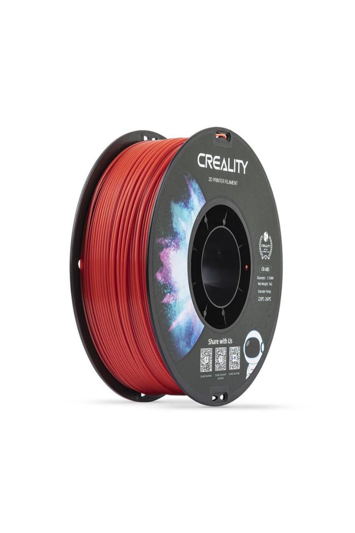 Creality-CR-ABS 3D Printer Filament, red, printing temperature: 220-260, Filament Diameter: 1.7 2
