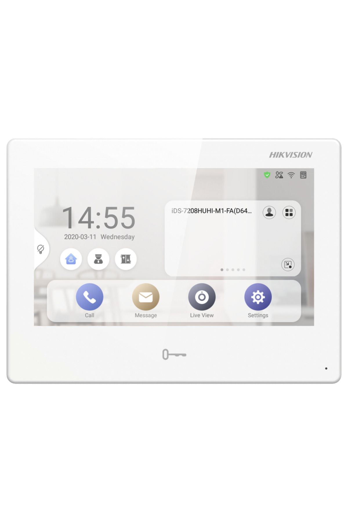 Hikvision-Post interior videointerfon 7 inchi cu Android DS-KH9310-WTE1 (B)WIFI, management pen 1