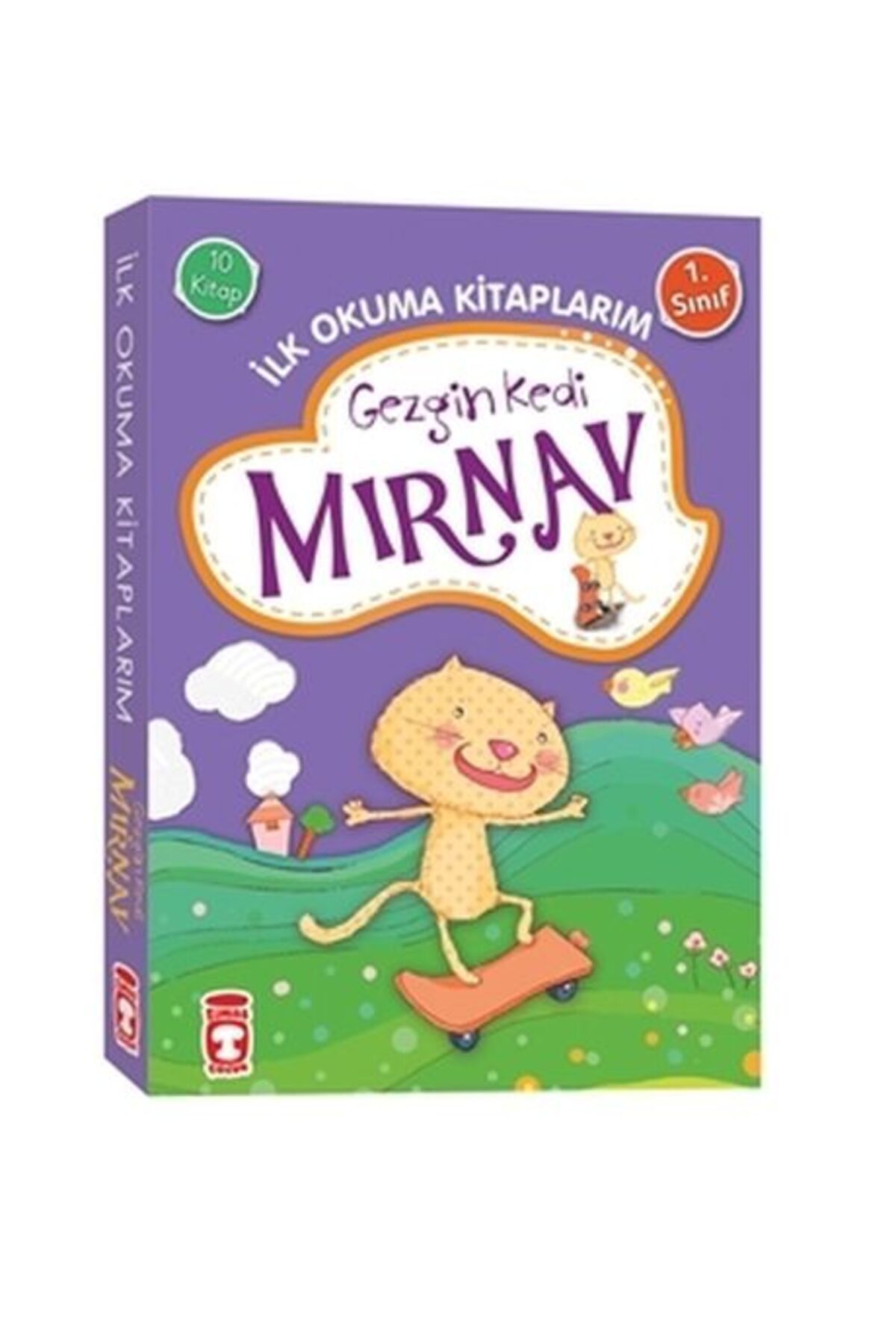 Timaş Çocuk Gezgin Kedi Mırnav - İlk Okuma Kitaplarım Set (10 Kitap Takım)