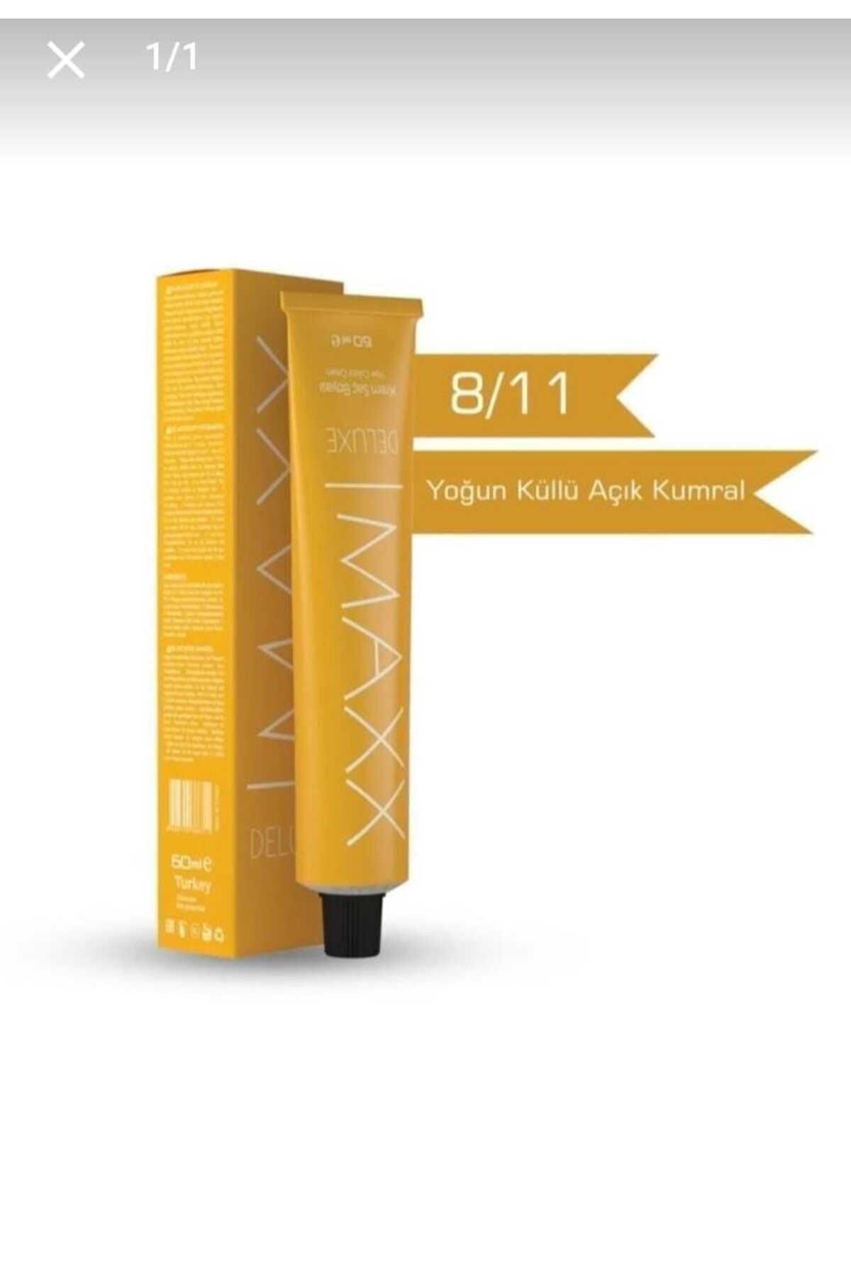 Maxx deluxe saç boyası 8/11 küllü kumral