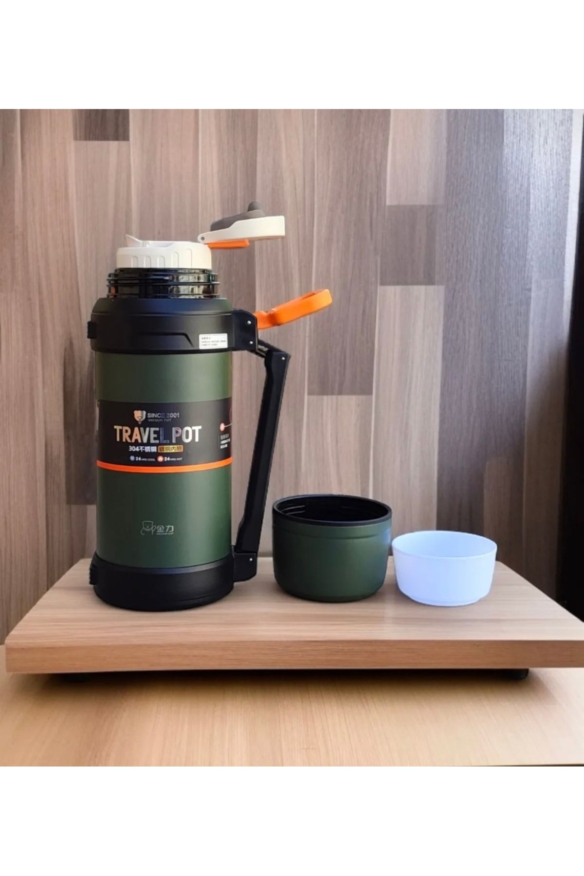 Travel PASLANMAZ ÇELIK KAMP TERMOSU 2 LiTRE 24 SAAT SICAK-SOĞUK ETKİLİ