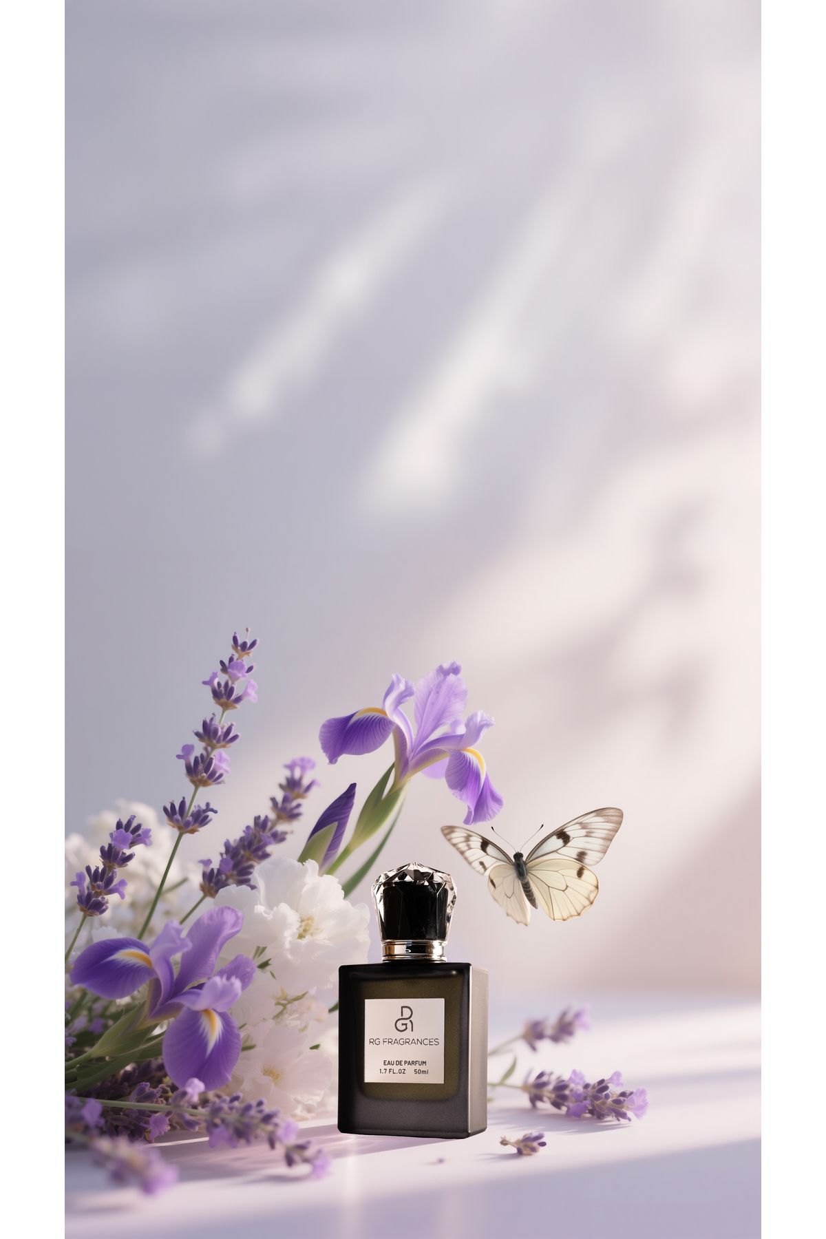 RG FRAGRANCES Homme İnt Erkek Designer Parfüm Edp 50 ml (İris, Amber, Lavanta, Sedir)