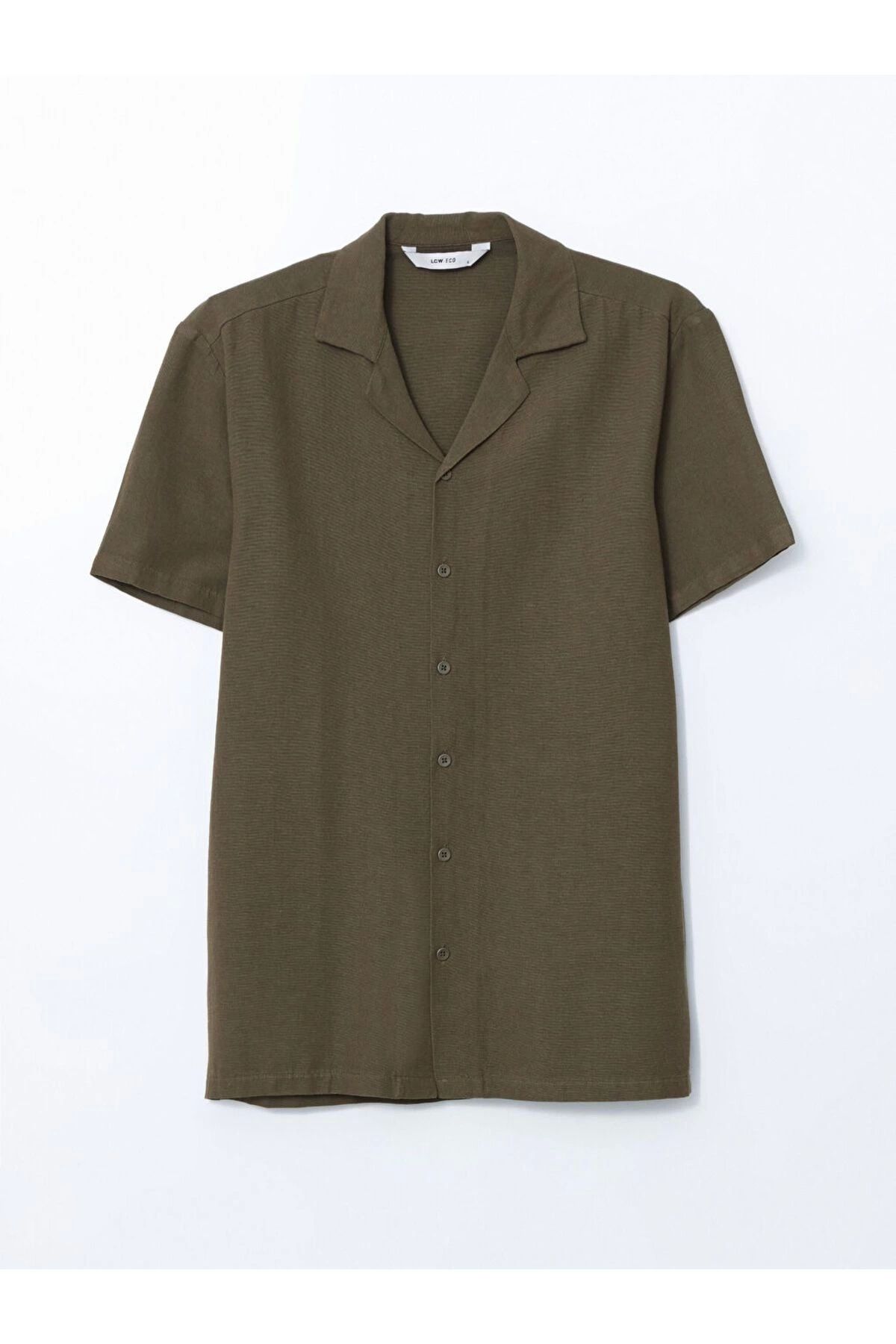 LC Waikiki LCW ECO Regular Fit Kısa Kollu Erkek Gömlek