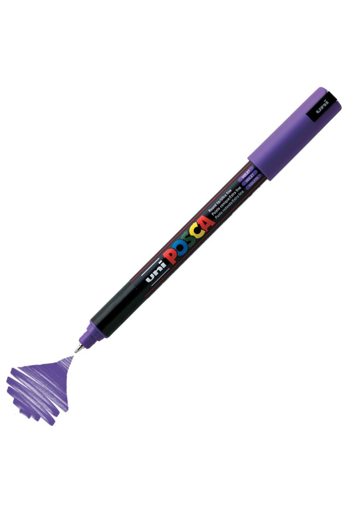 Uni Posca Marker Akrilik Boyama Kalemi PC-1MR Ultra Fine 0.7mm Mor