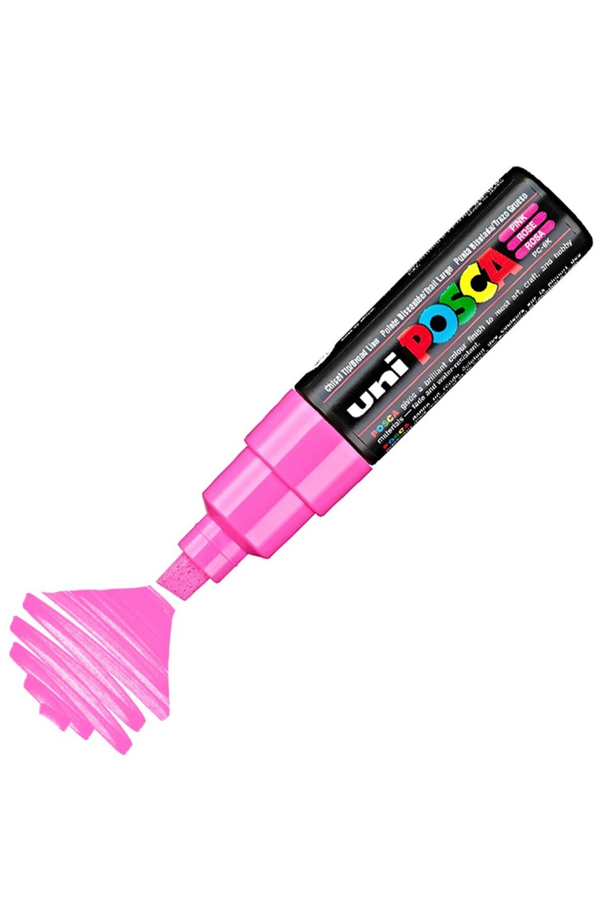 Uni Posca Marker Akrilik Boyama Kalemi Pc-8k Bold 8.0 Mm Pembe