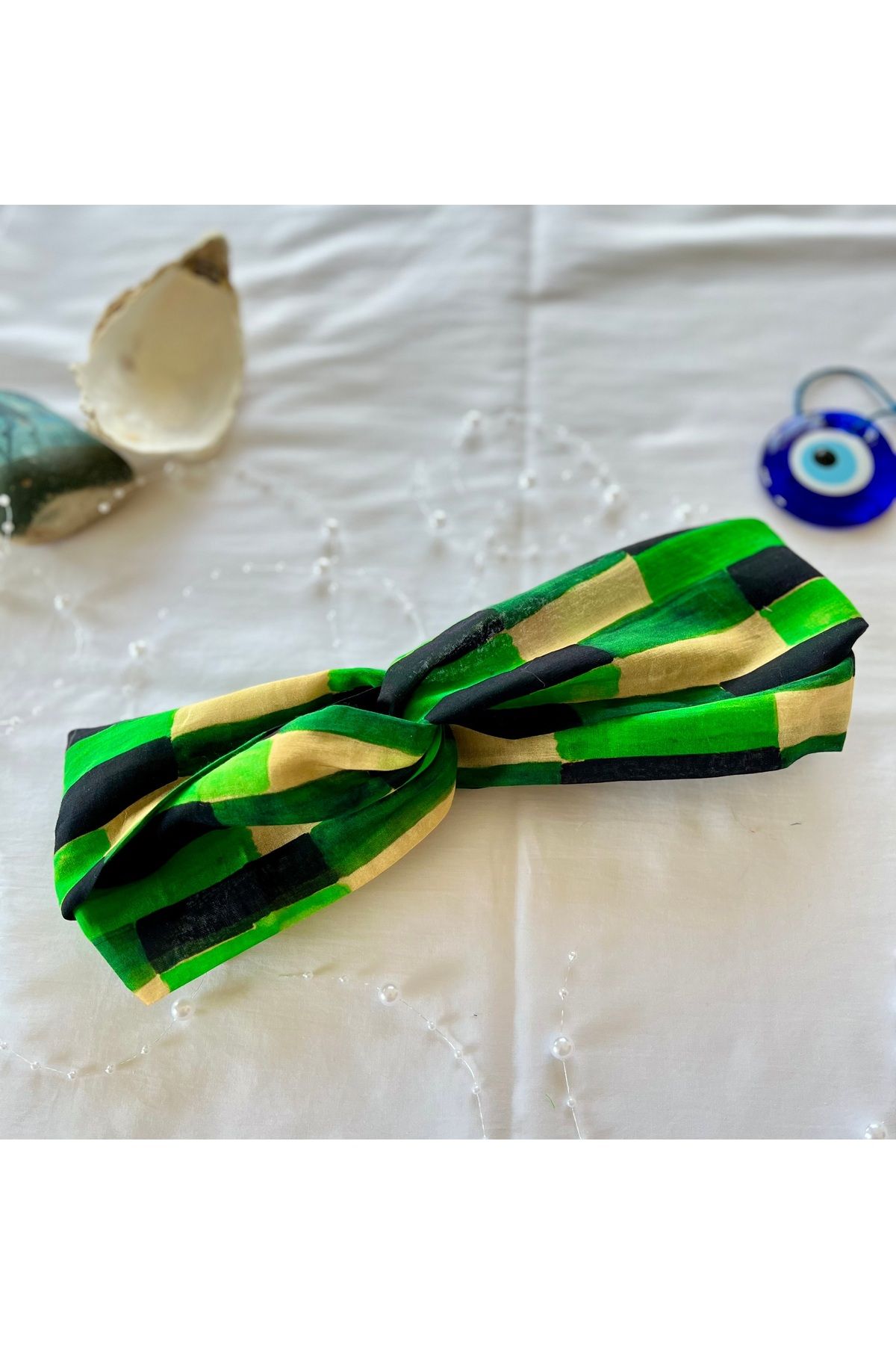 Mona Goods Saç bandı baskı desenli