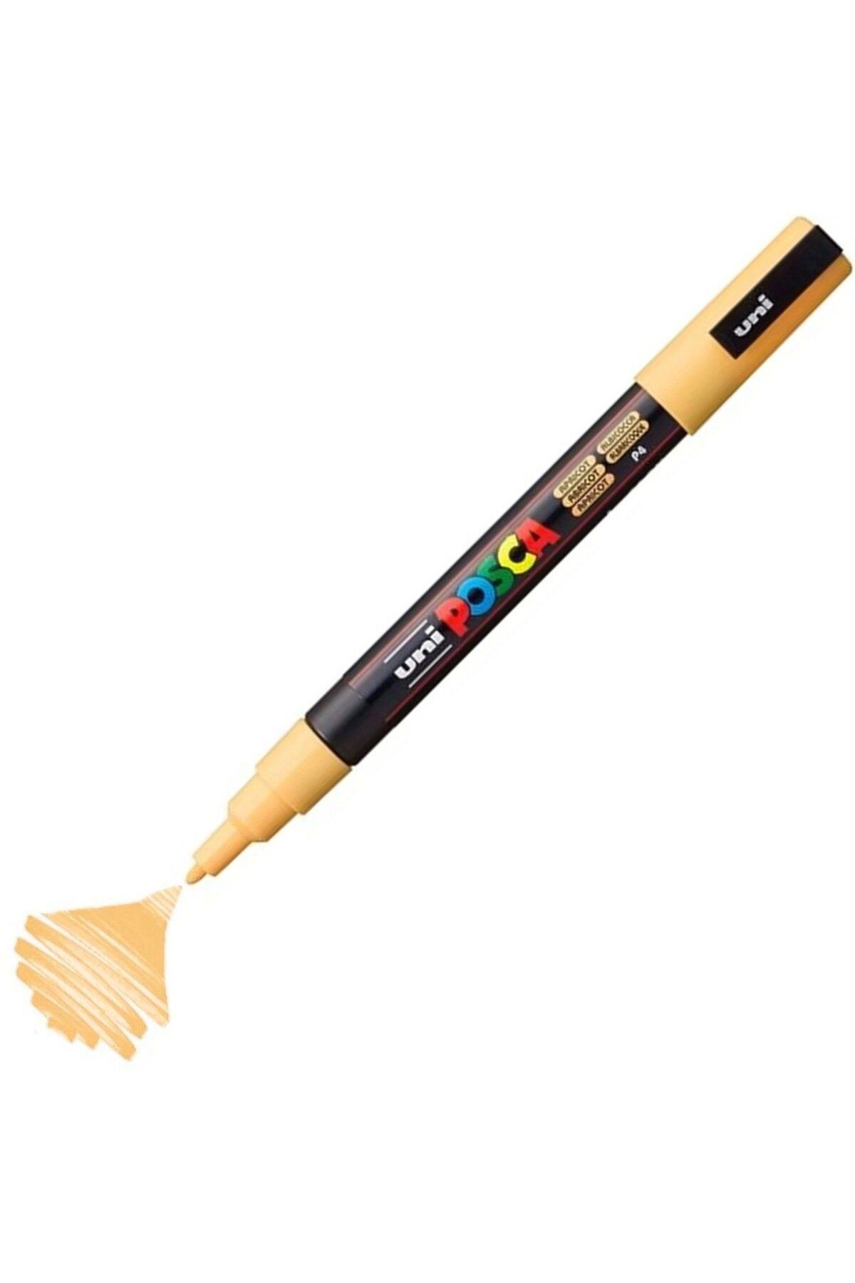 Uni Posca Marker Akrilik Boyama Kalemi PC-3M 0.9-1.3mm Kayısı