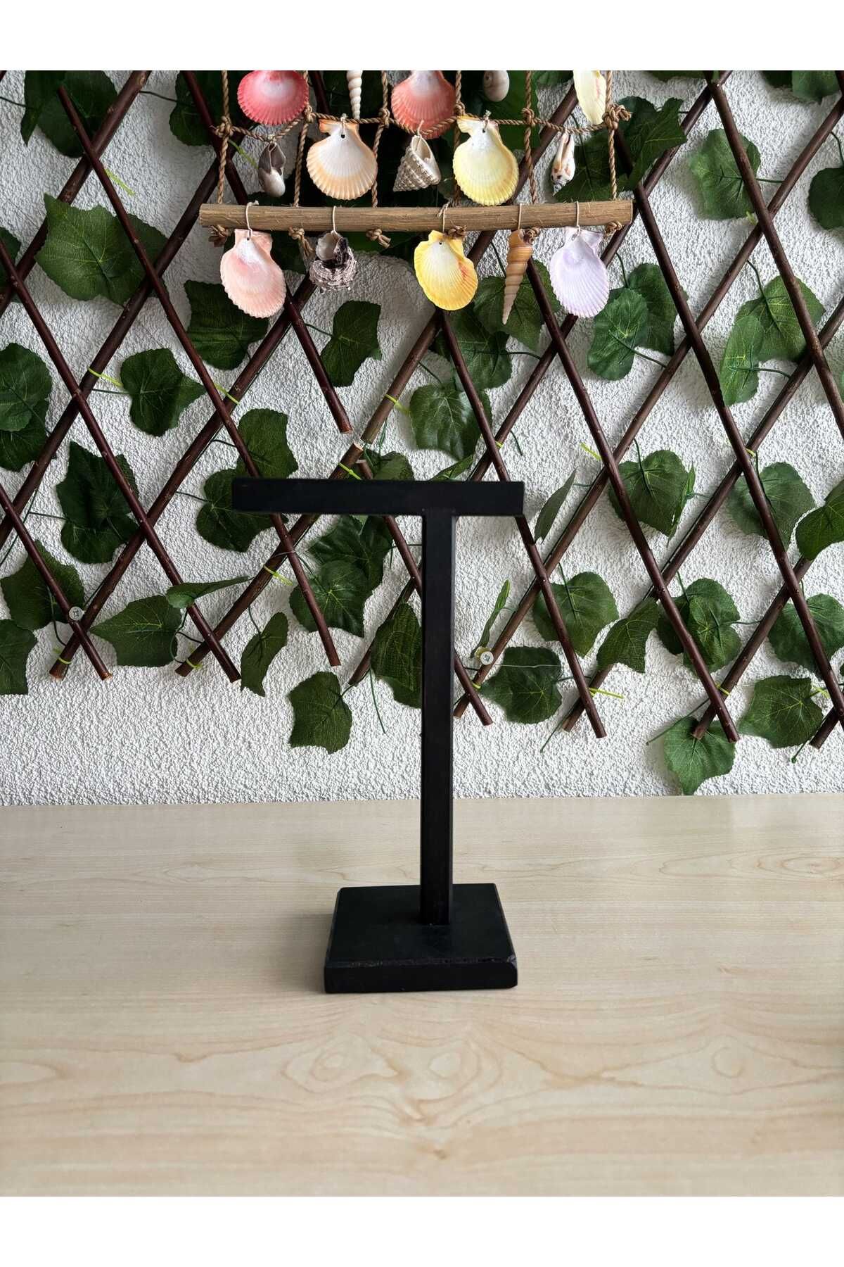 Home AHŞAP SİYAH KULAKLIK TUTUCU UZUN