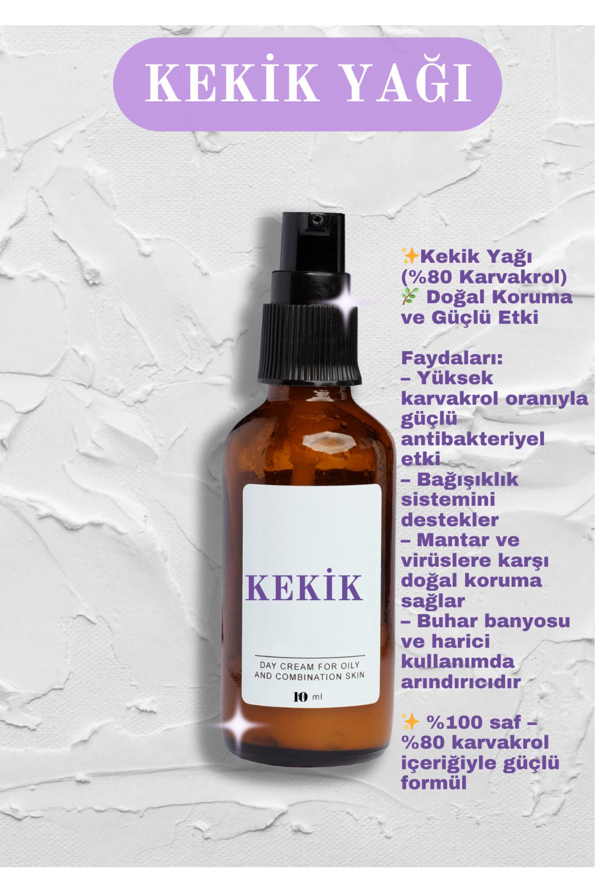 vita %100 DİSTİLASYON KEKİK YAĞI 10ML