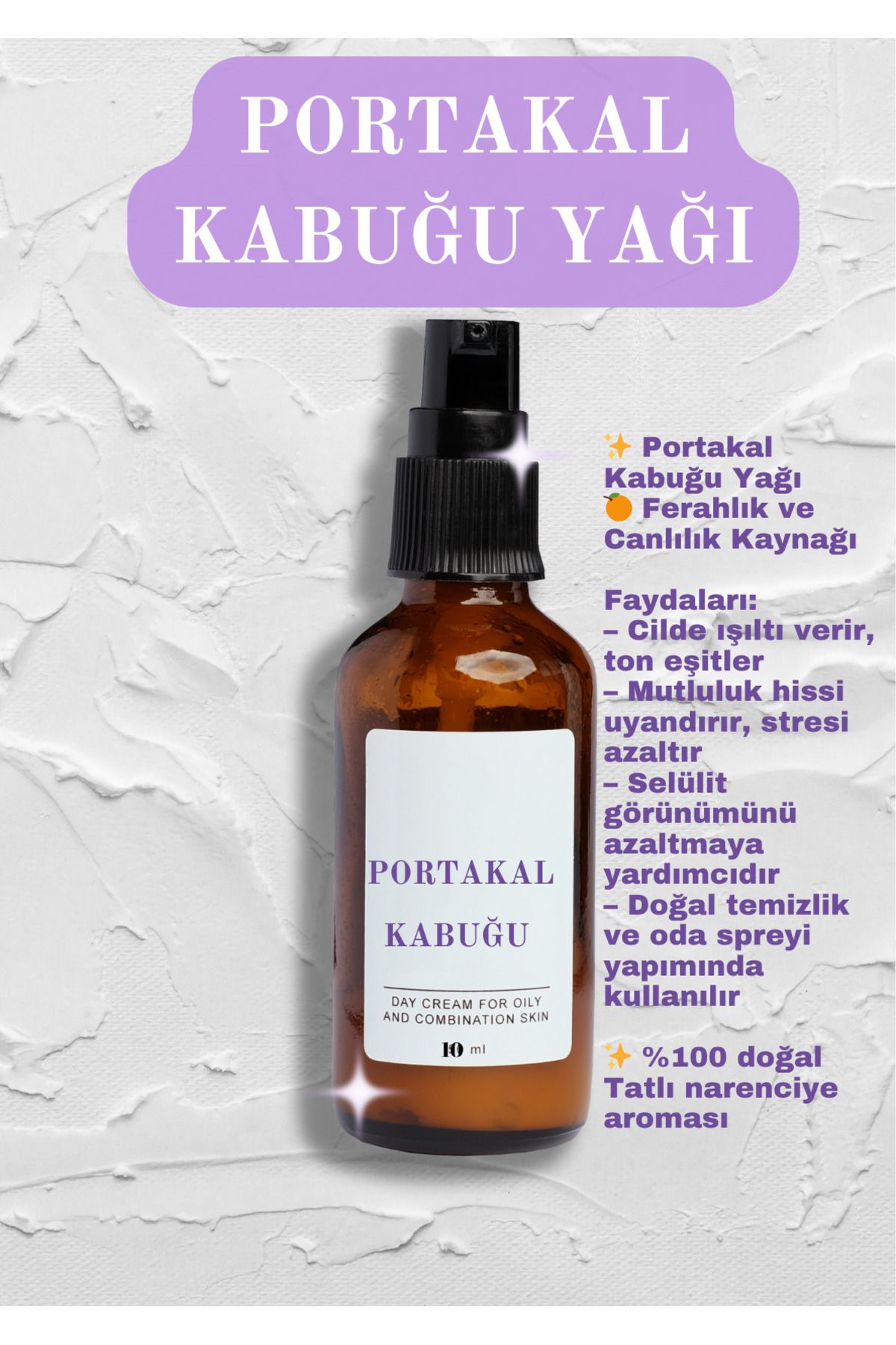 vita %100 DİSTİLASYON-PORTAKAL KABUĞU YAĞI 10ML
