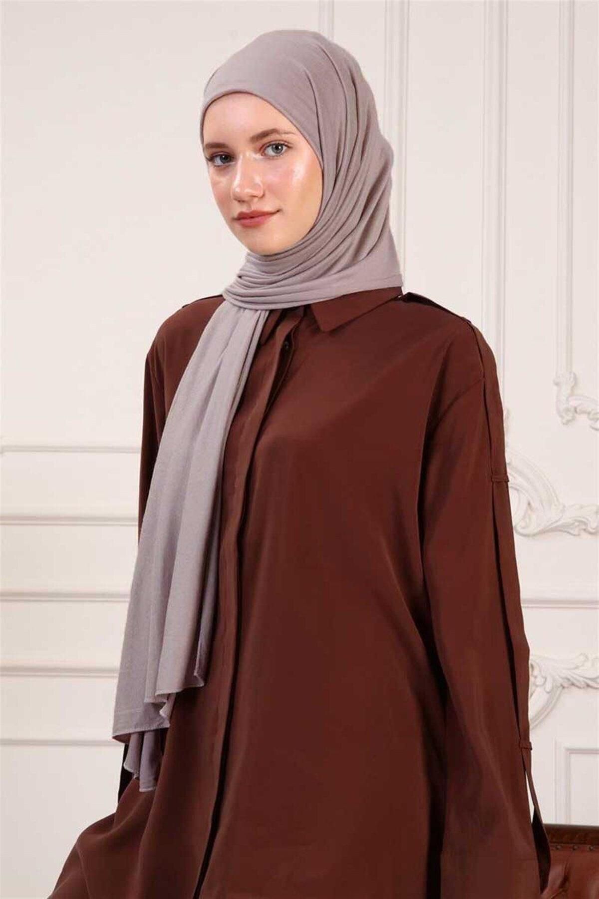 ALYOSHA FASHION Penye Şal Vizon