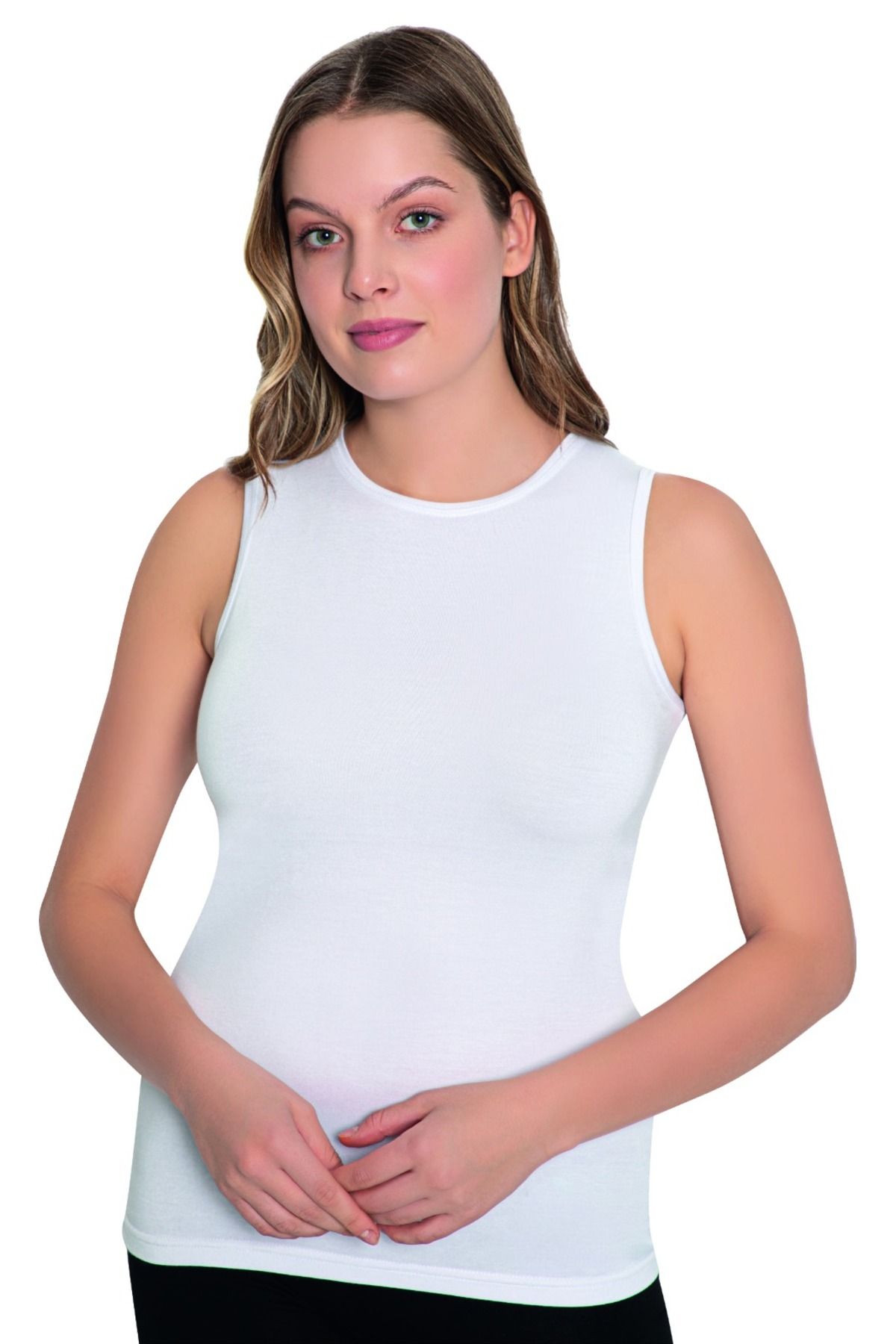 LÜXDRM 2"li kadın kolsuz bamboo body