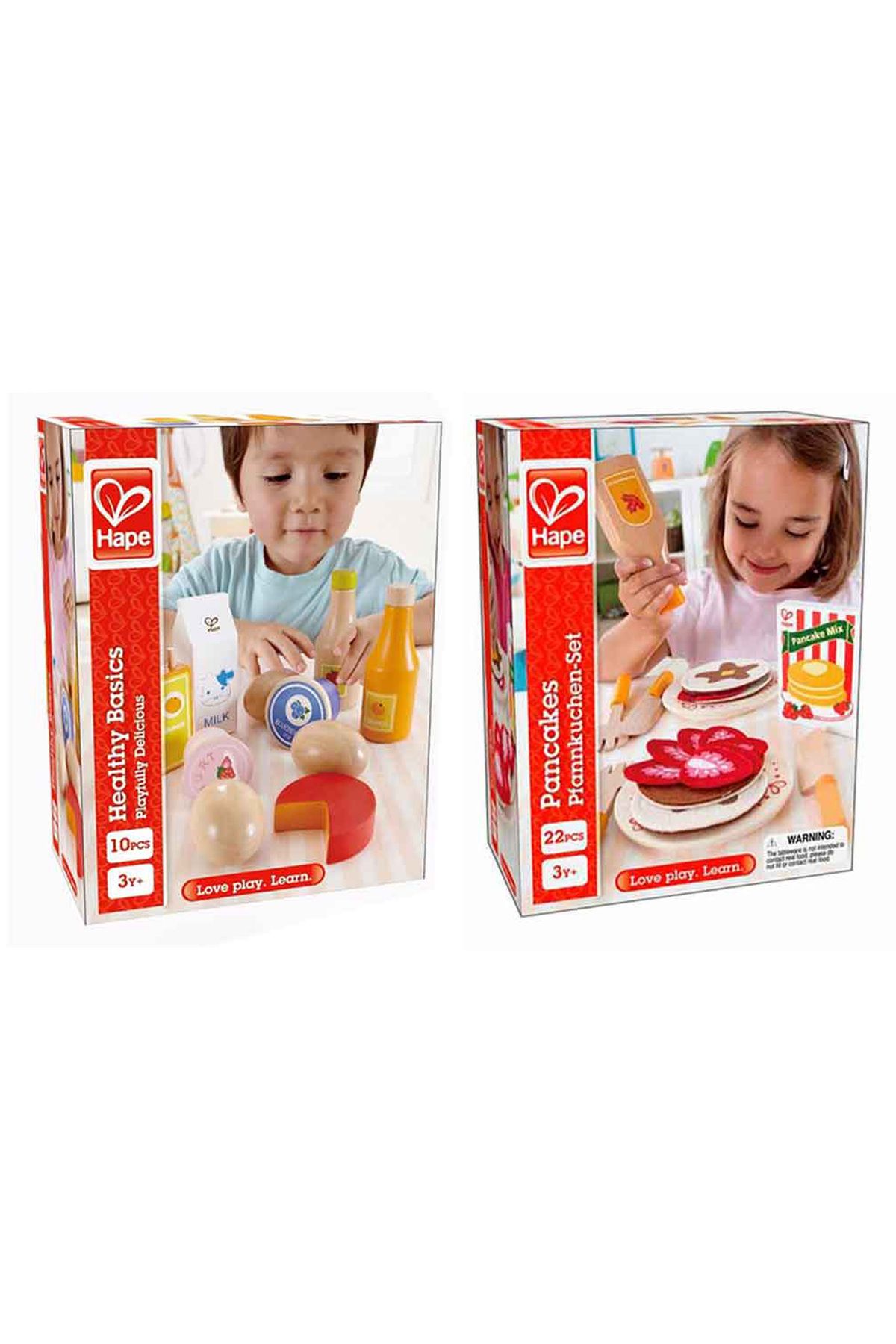Hape Calimera Toys Ahşap Sağlıklı Besinler ve Ahşap Pankek 2li Set