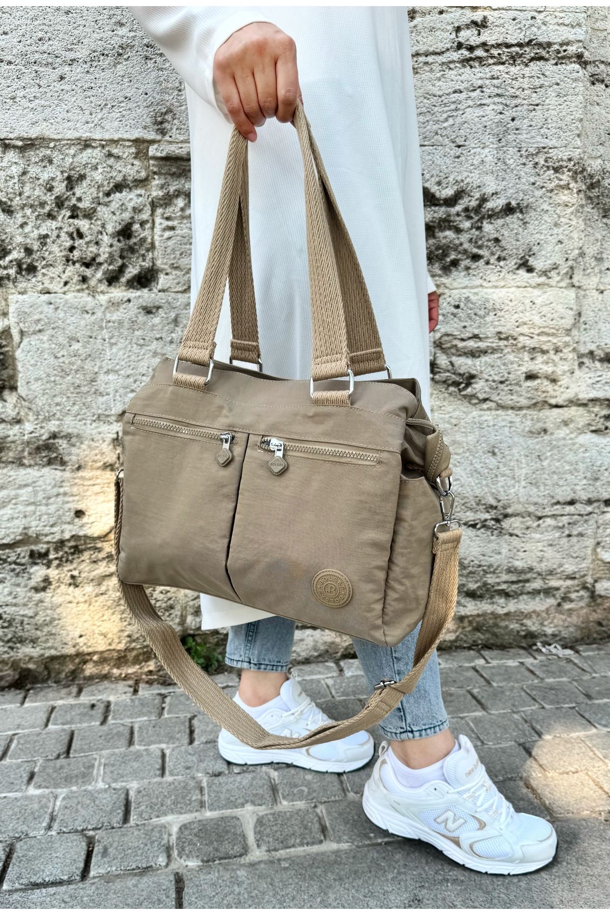 BOLSAS Kadın Çok Bölmeli Omuz Ve Çapraz Çantası A Kalite ULTRA HAFİ İTHAL OMUZ ÇANTASI