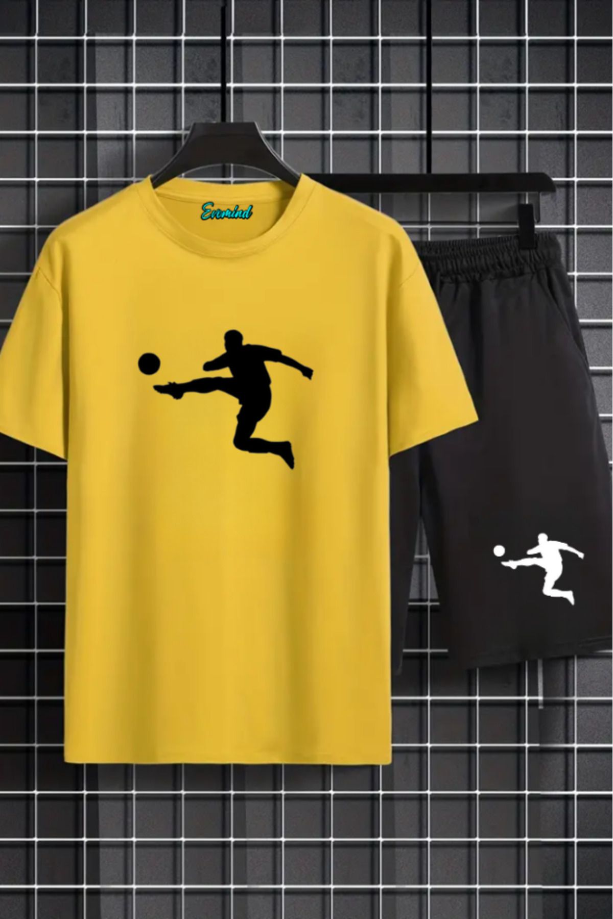 artı4 Futbolcu Baskılı Unisex Şort T-shirt Takım
