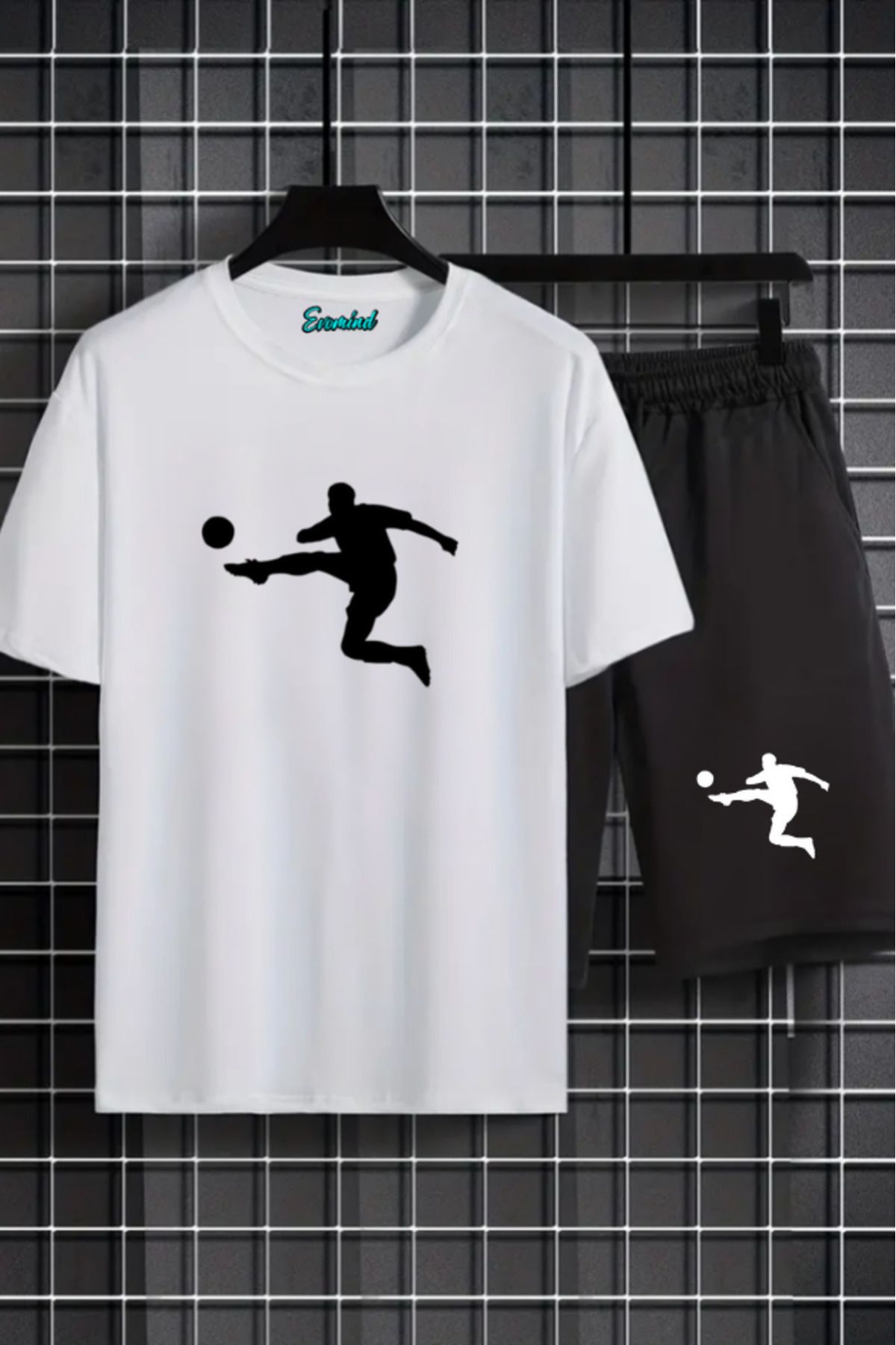 artı4 Futbolcu Baskılı Unisex Şort T-shirt Takım