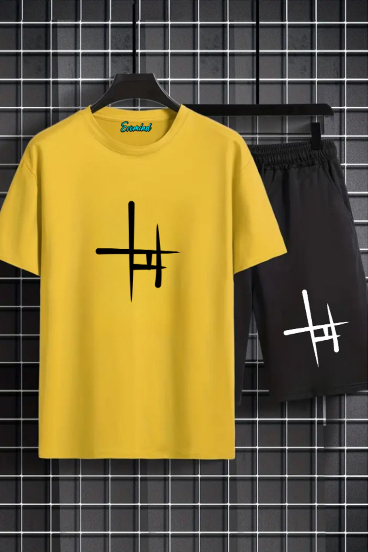 artı4 Artı Baskılı Unisex Şort T-shirt Takım