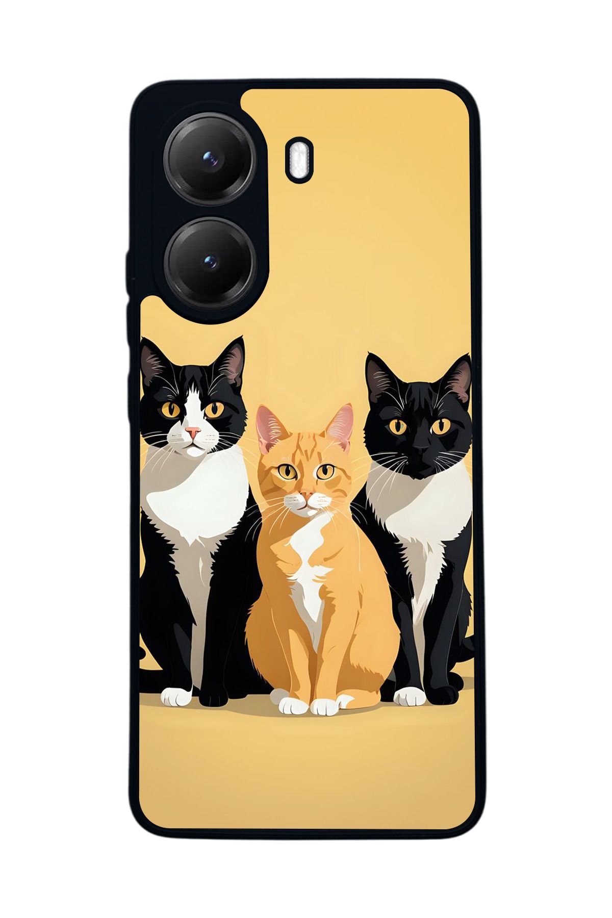 BGAKSESUAR Xiaomi Poco X7 Pro Uyumlu Mat Siyah Kılıf – Yumuşak Silikon, Koruyucu, Şok Emici Kapak
