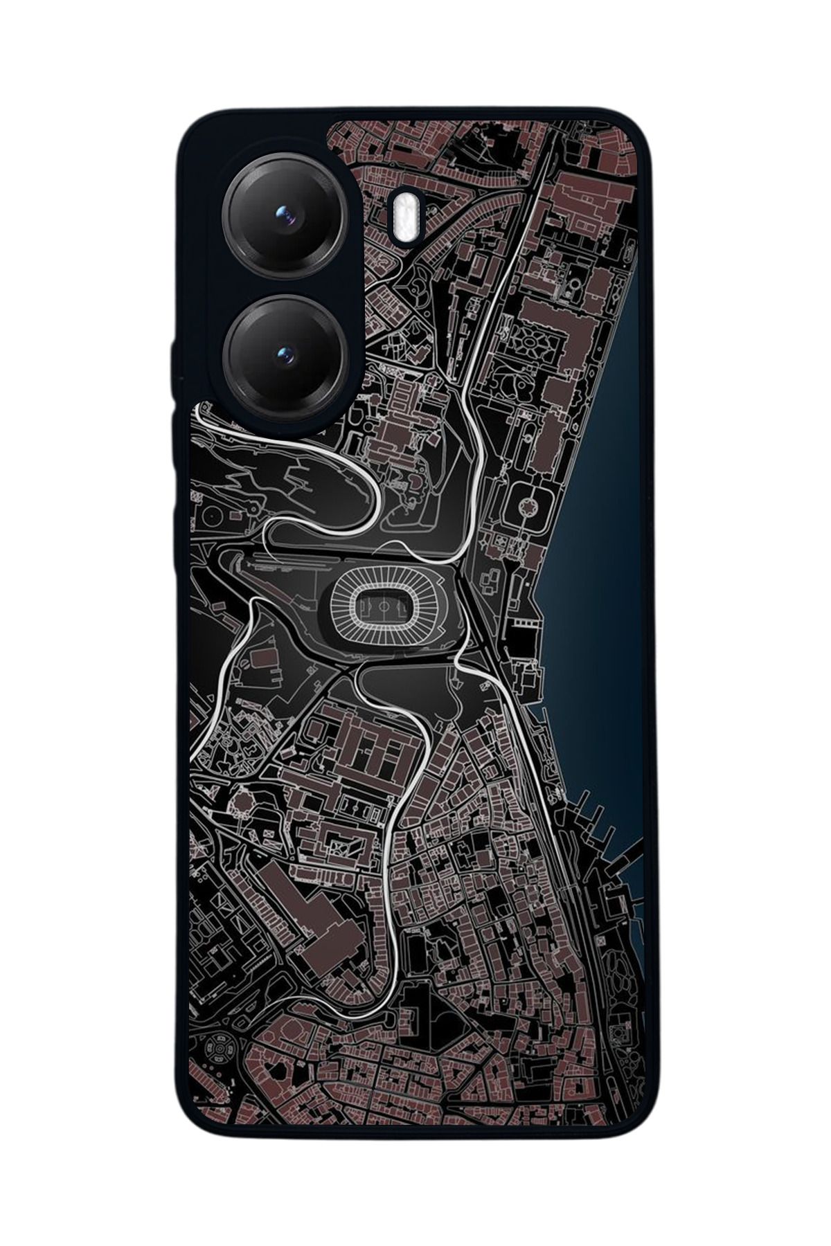 BGAKSESUAR Xiaomi Poco X7 Pro Uyumlu Mat Siyah Kılıf – Yumuşak Silikon, Koruyucu, Şok Emici Kapak