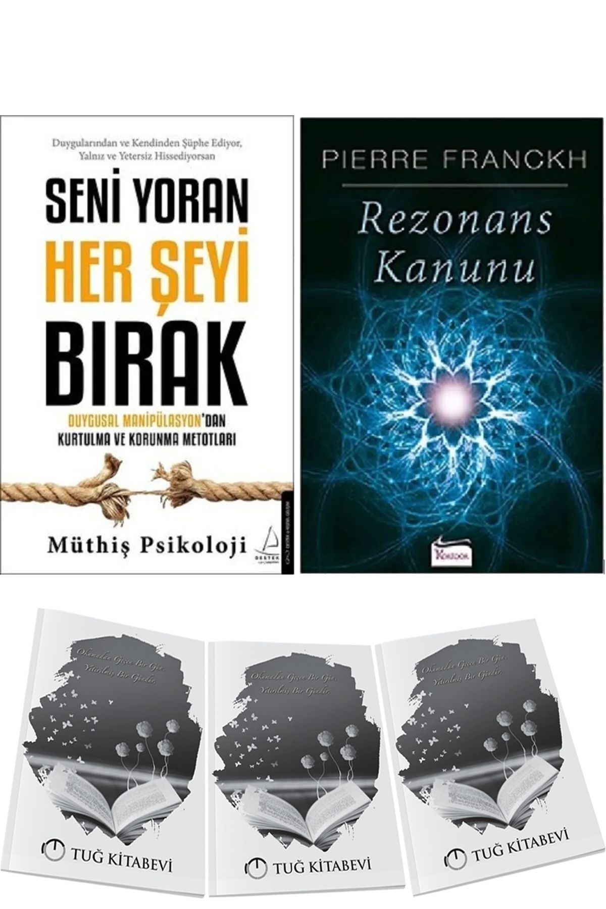 Destek Yayınları Seni Yoran Her Şeyi Bırak ve Rezonans Kanunu 2li Set + Hediyeli