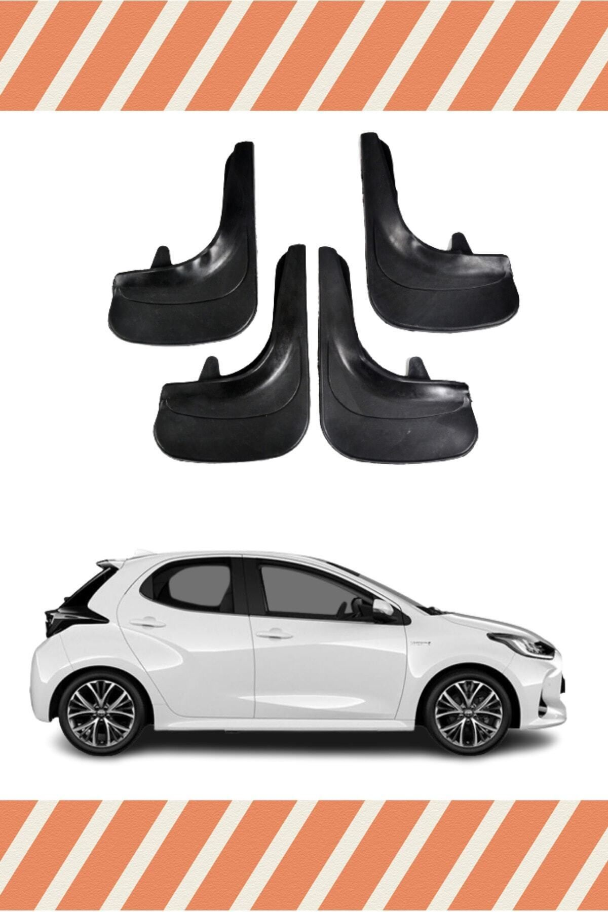 Alpax Toyota Yaris uyumlu 4’lü tozluk çamurluk paçalık dayanıklı ve şık koruma sağlar