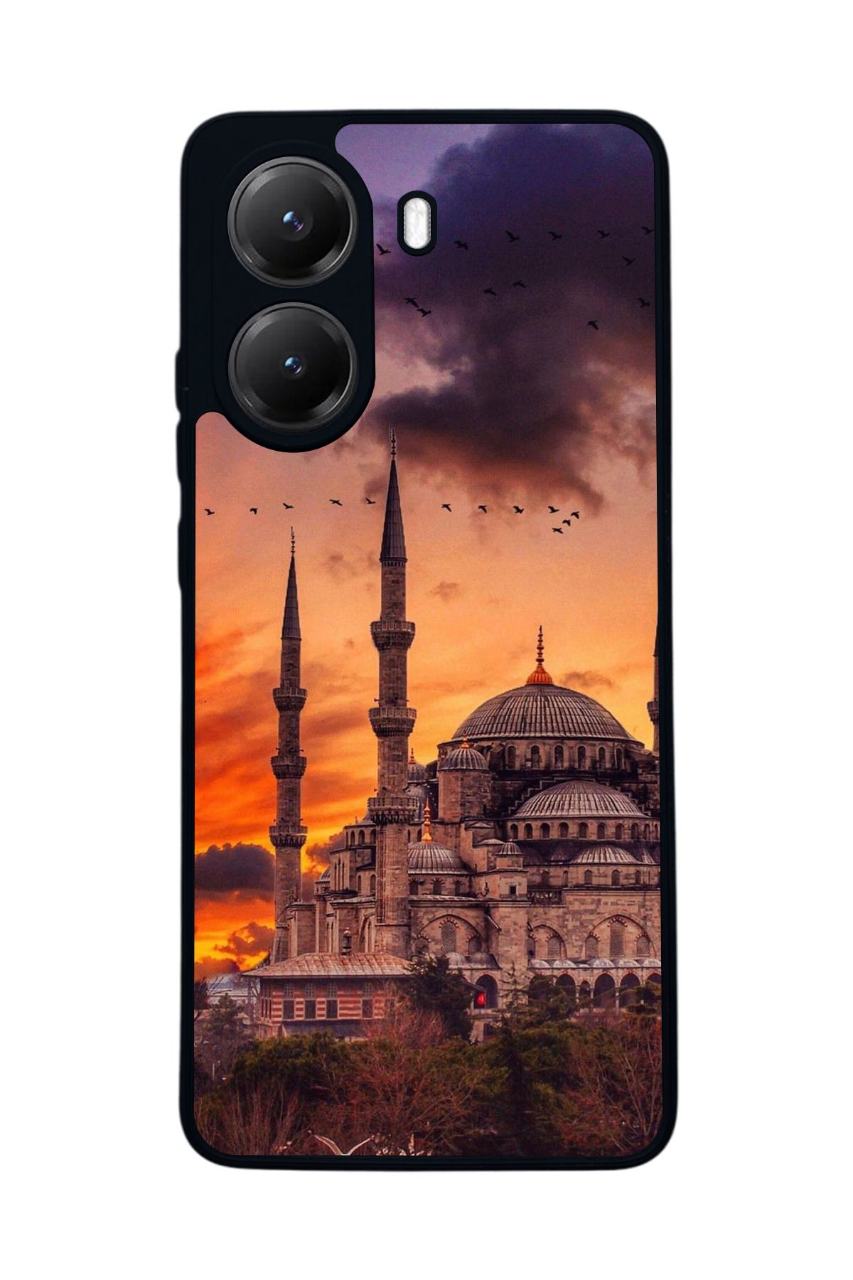 BGAKSESUAR Xiaomi Poco X7 Pro Uyumlu Mat Siyah Kılıf – Yumuşak Silikon, Koruyucu, Şok Emici Kapak