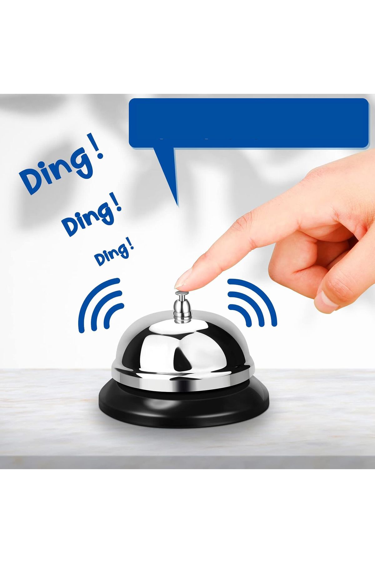 Transformacion-Reception Bell - Bell for Reception and Restaurant - Reception Call Bell Set of 3 721816 4