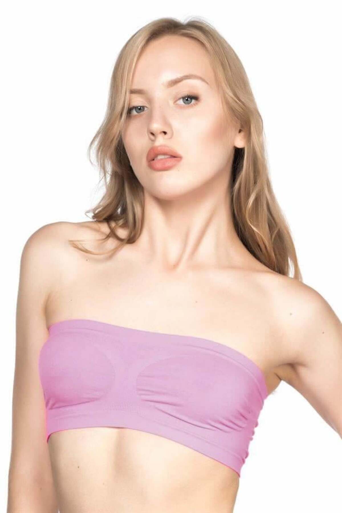 Mulvix Mulvxbrf Brf02 Fuşya Mı 4002 Soft Straplez Büstiyer (Mulvix)