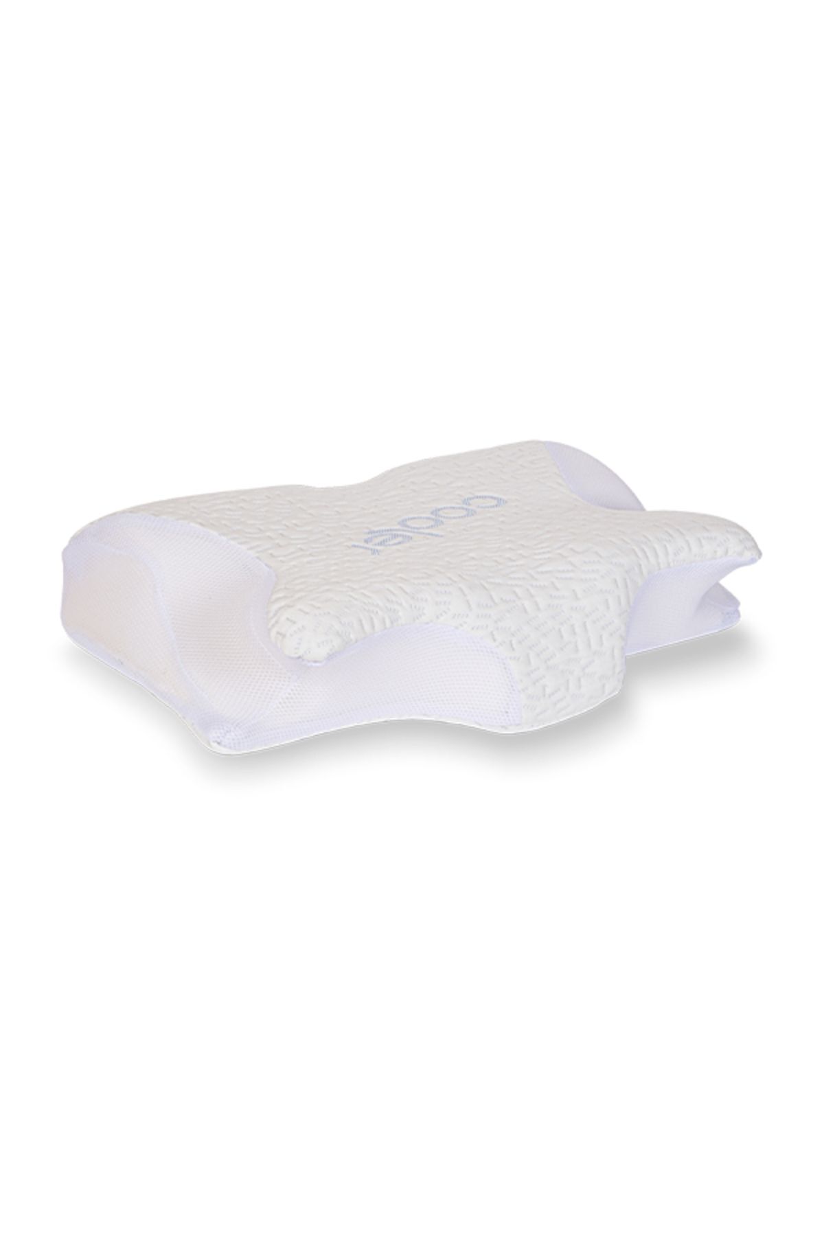 moda home bedding Visco ortopedik boyun destekli servikal yastık serinletici soğuk kumaşlı(beyaz)
