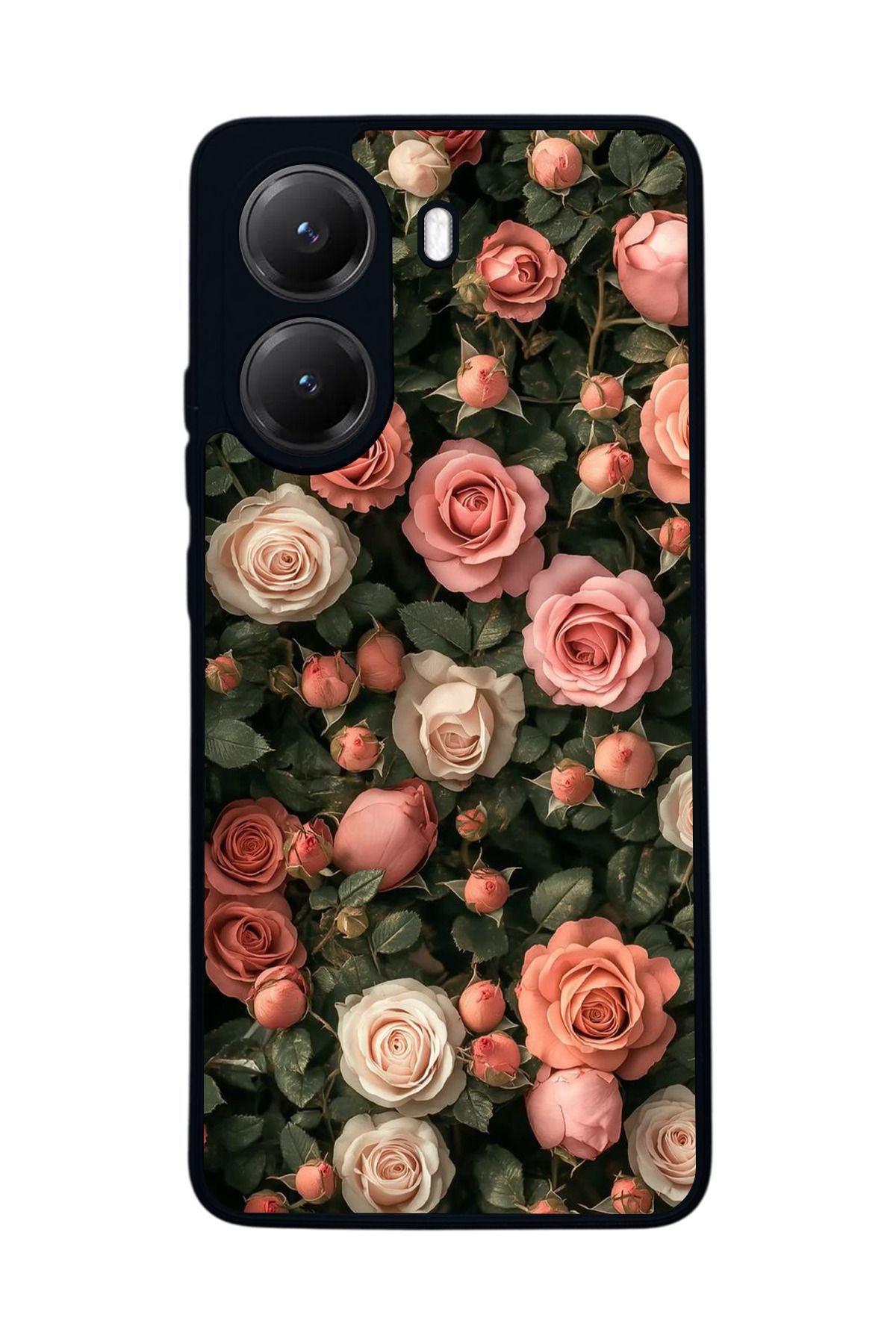 BGAKSESUAR Xiaomi Poco X7 Pro Uyumlu Mat Siyah Kılıf – Yumuşak Silikon, Koruyucu, Şok Emici Kapak