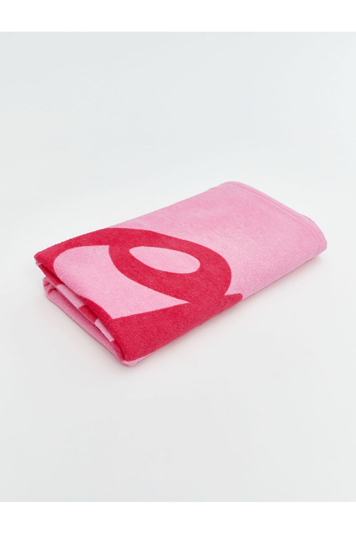 LC Waikiki LCW ACCESSORIES Pembe Baskılı Kız Çocuk Plaj Havlusu 70x150 cm