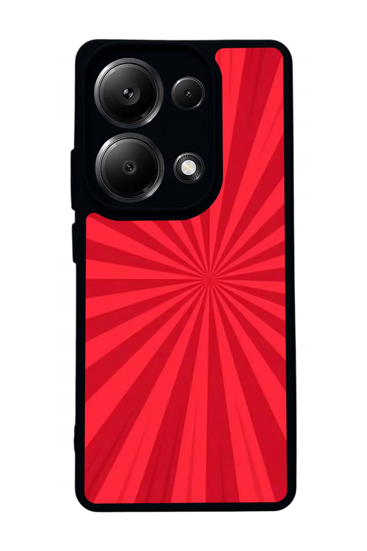 BGAKSESUAR Xiaomi Redmi Note 13 Pro 4G Uyumlu Mat Siyah Kılıf – Yumuşak Silikon, Koruyucu, Şok Emici Kapak