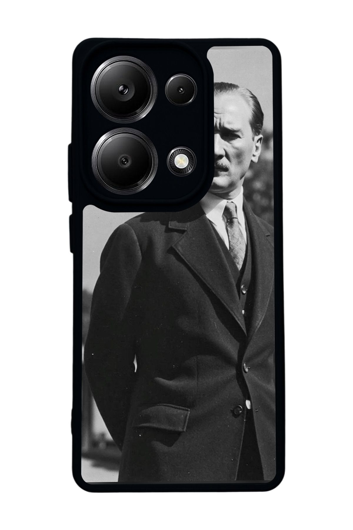 BGAKSESUAR Xiaomi Redmi Note 13 Pro 4G Uyumlu Mat Siyah Kılıf – Yumuşak Silikon, Koruyucu, Şok Emici Kapak